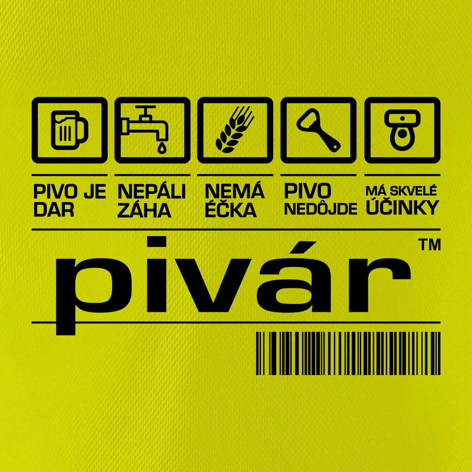 Čiarový kód - pivár