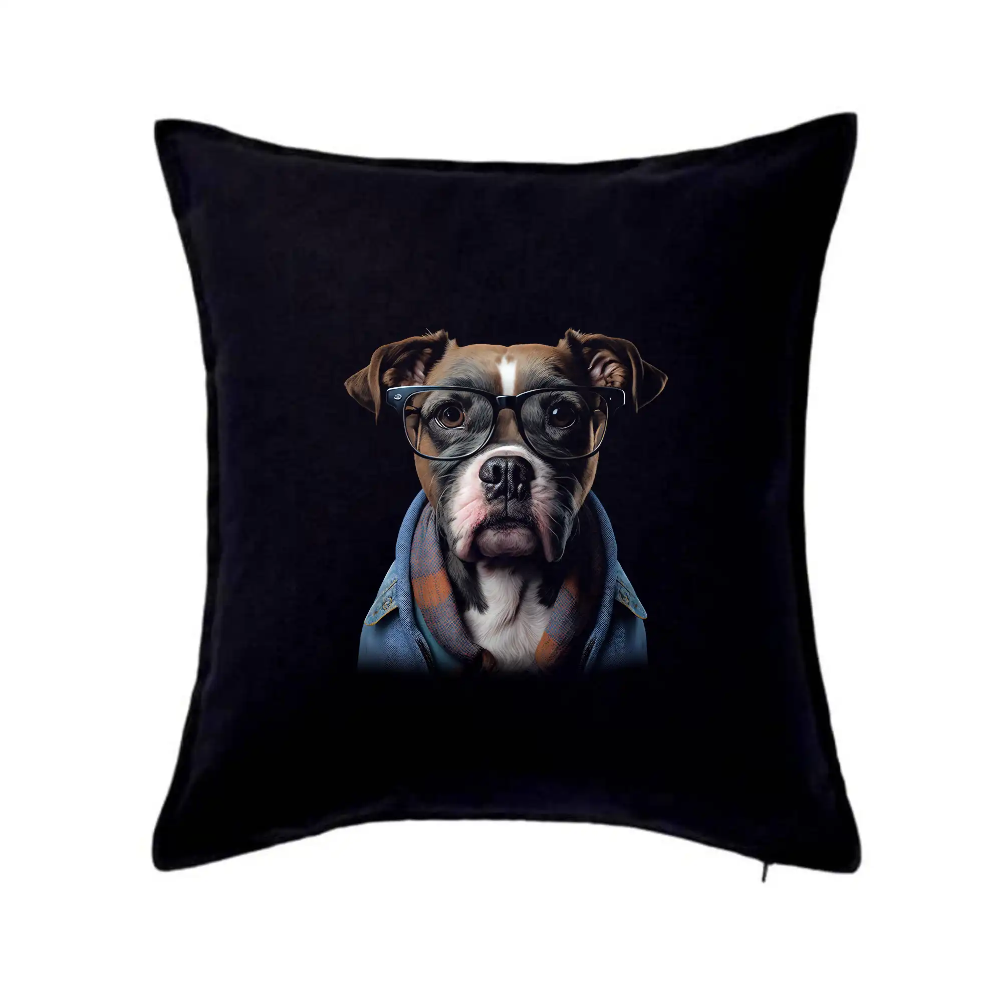 Ostatné psie plemená - Boxer v mikině - Vankúš 50x50