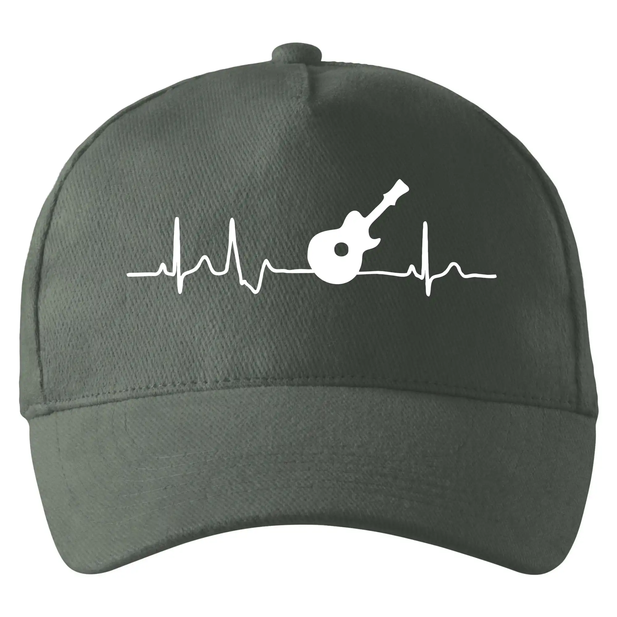 EKG akustická gitara - Šiltovka so zahnutým šiltom a mosaznou sponou