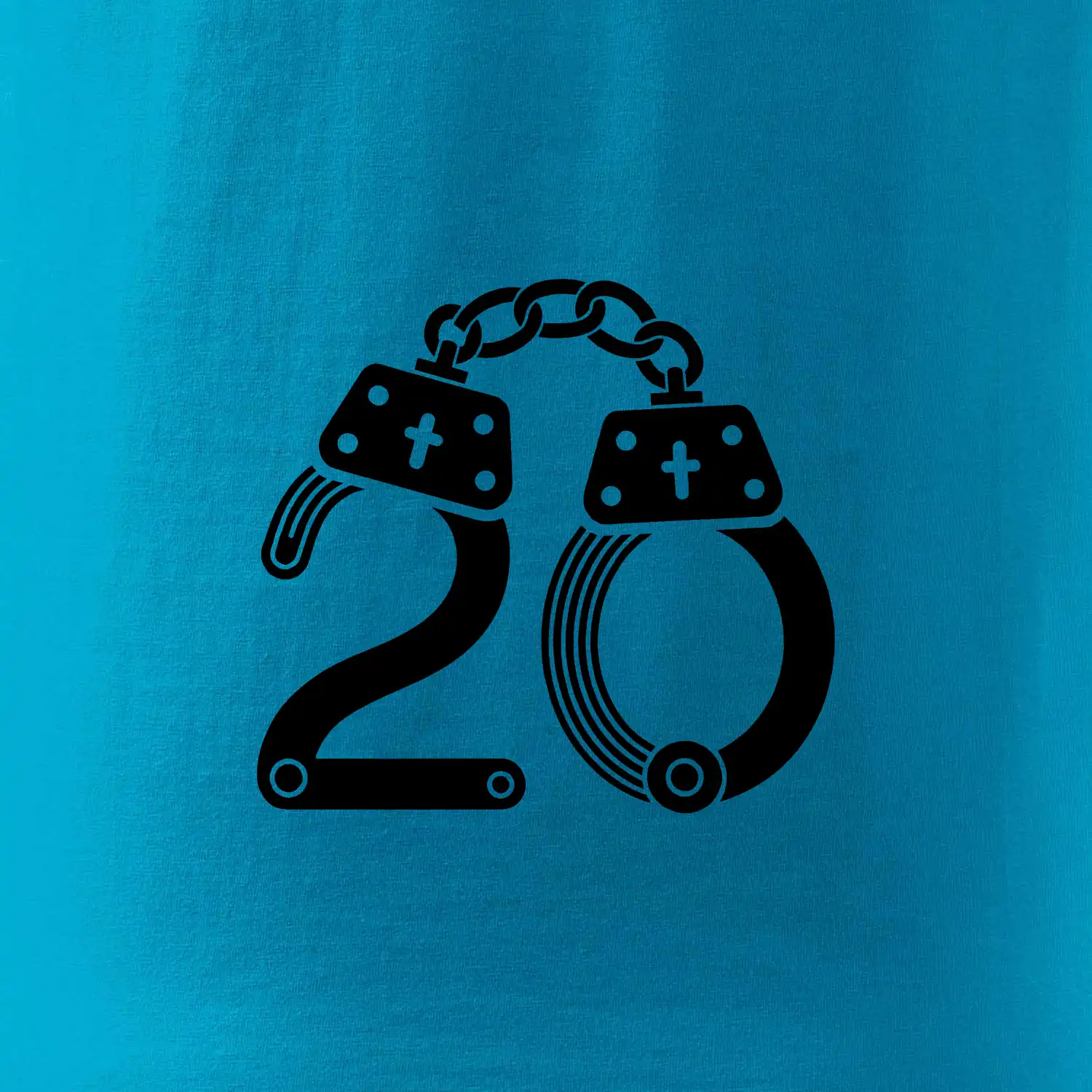 Narozeninové tričko pro policajta - pouta 20