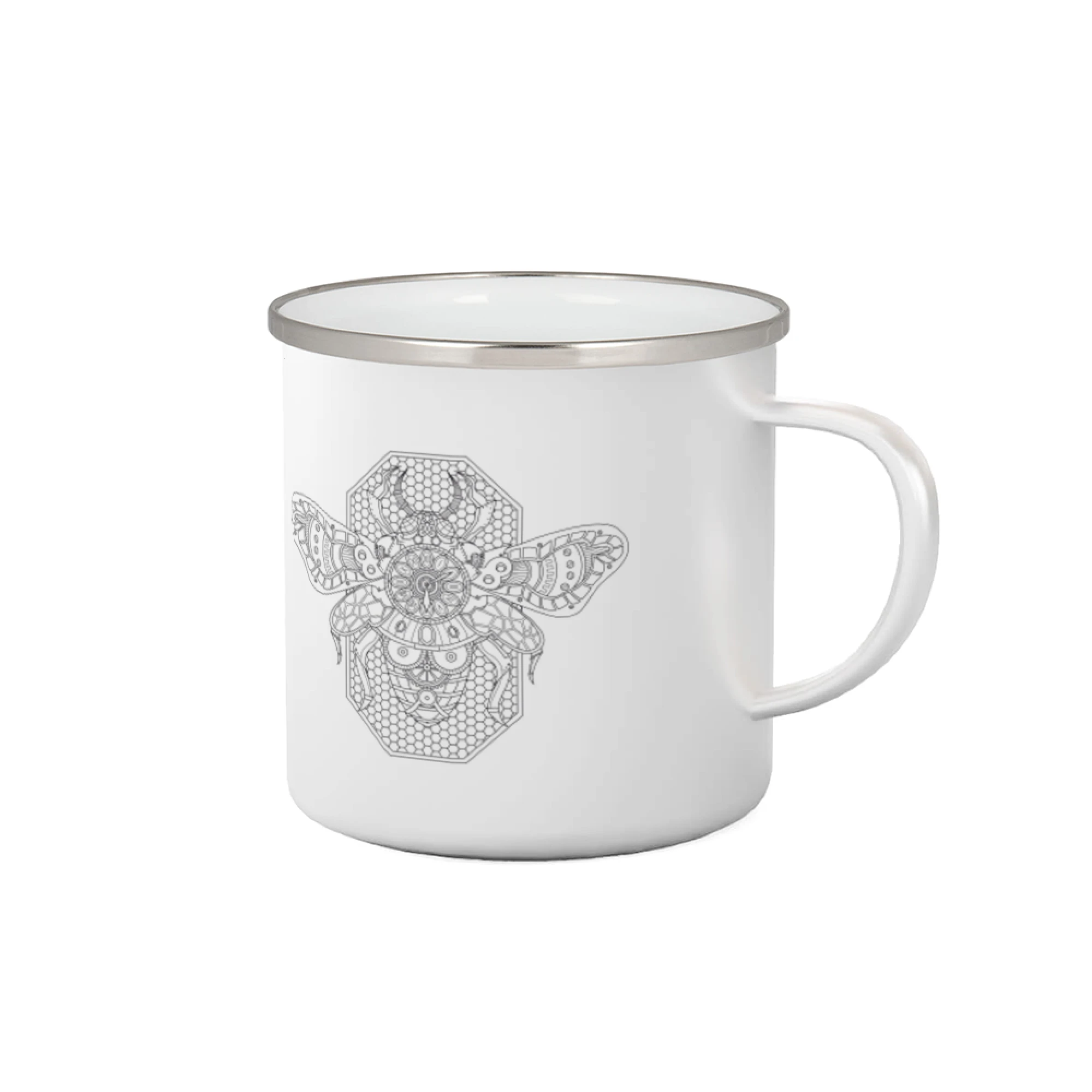 Tričká s potlačou steampunk - Steampunk včela čiernobiela - Plecháčik