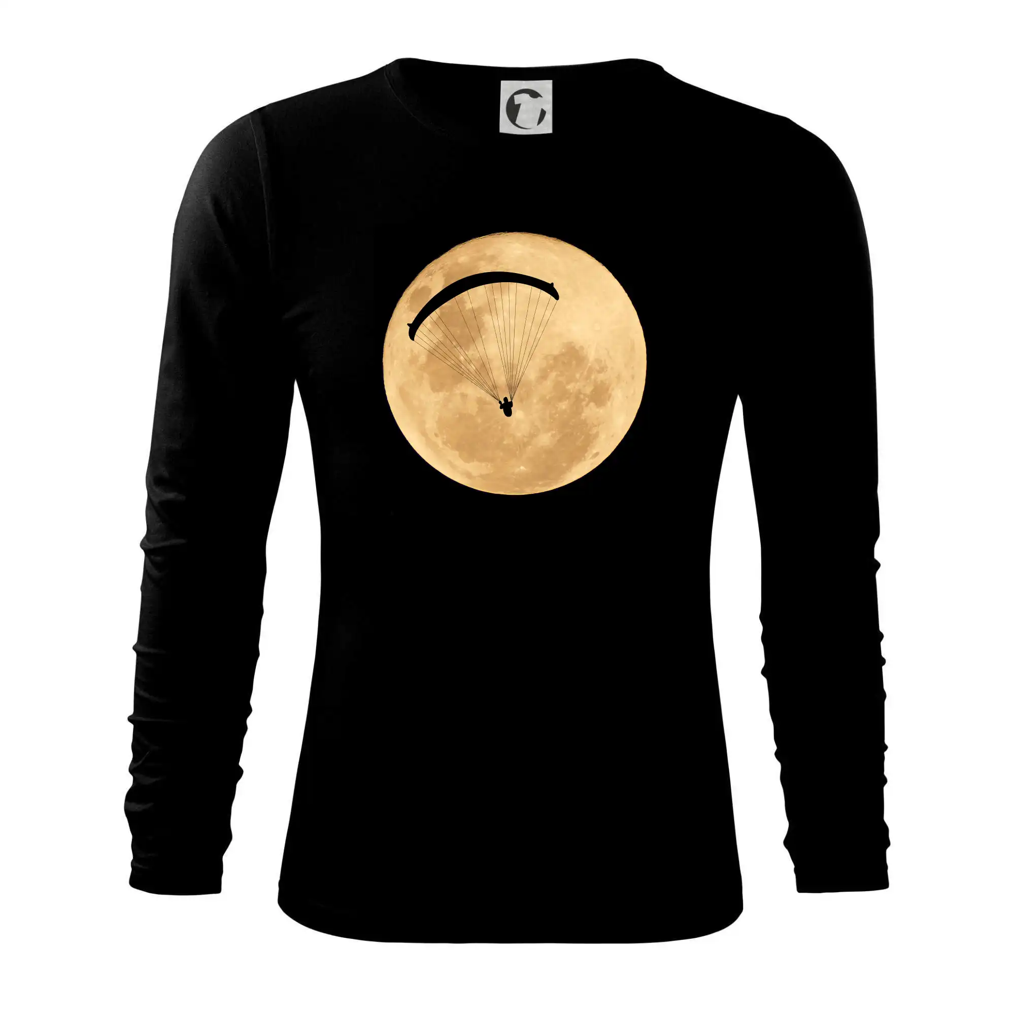 Tričká s motívom paraglidingu - Paragliding mesiac - Tričko s dlhým rukávom FIT-T long sleeve