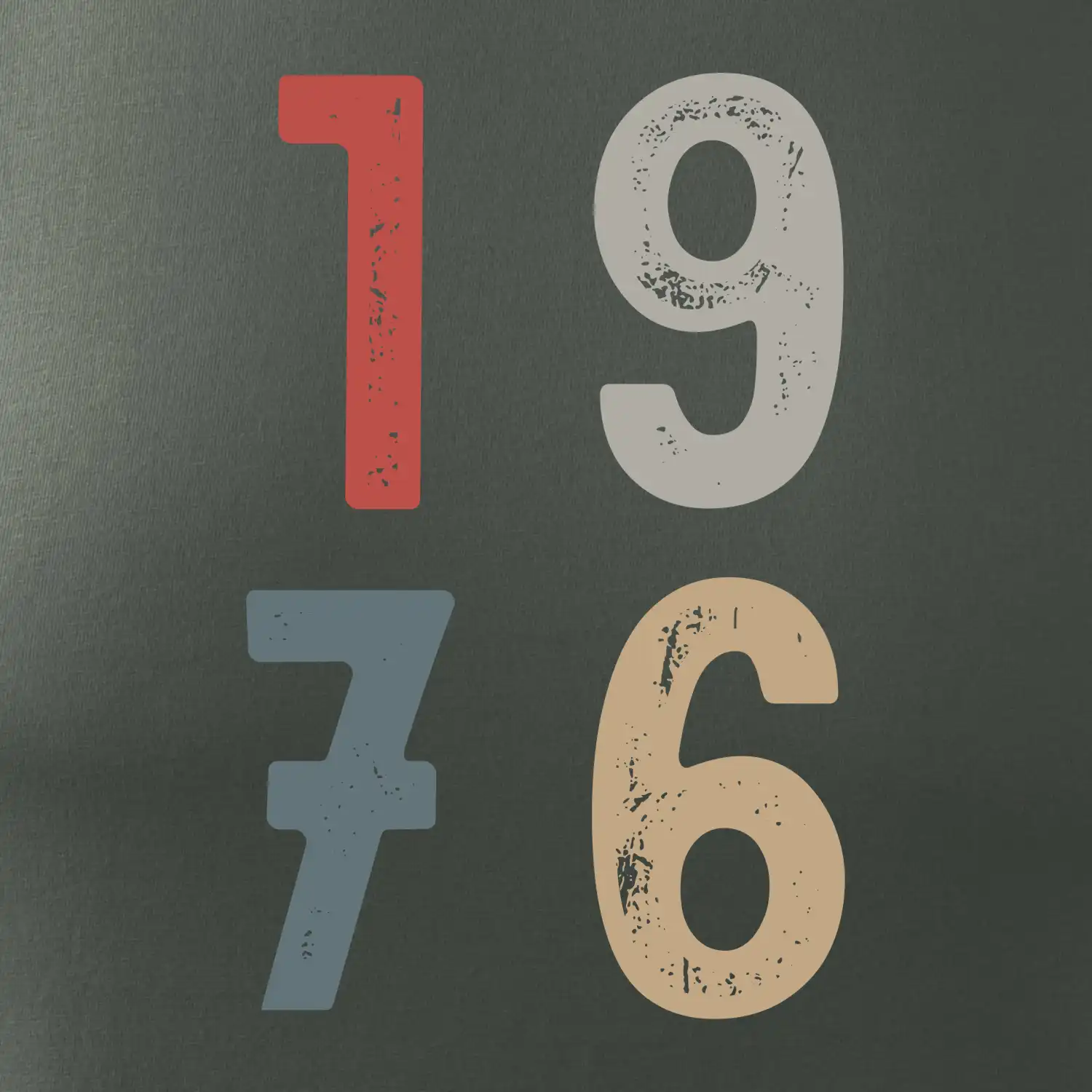 Vintage číslice 1976