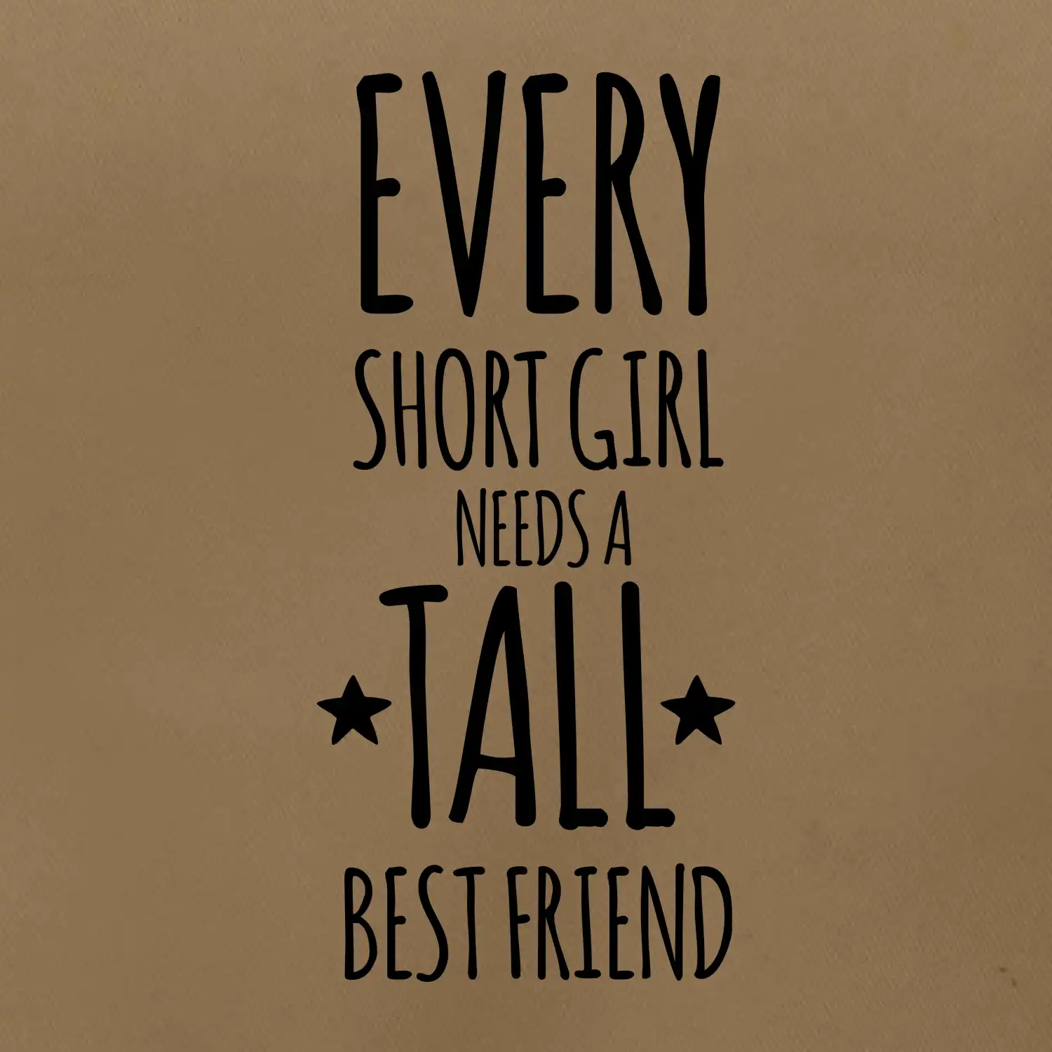Every short girl needs a tall best friend