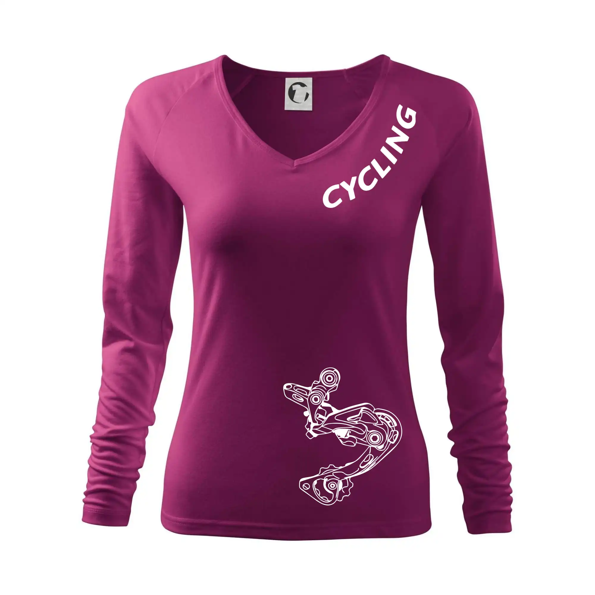 Cycling nápis šikmo