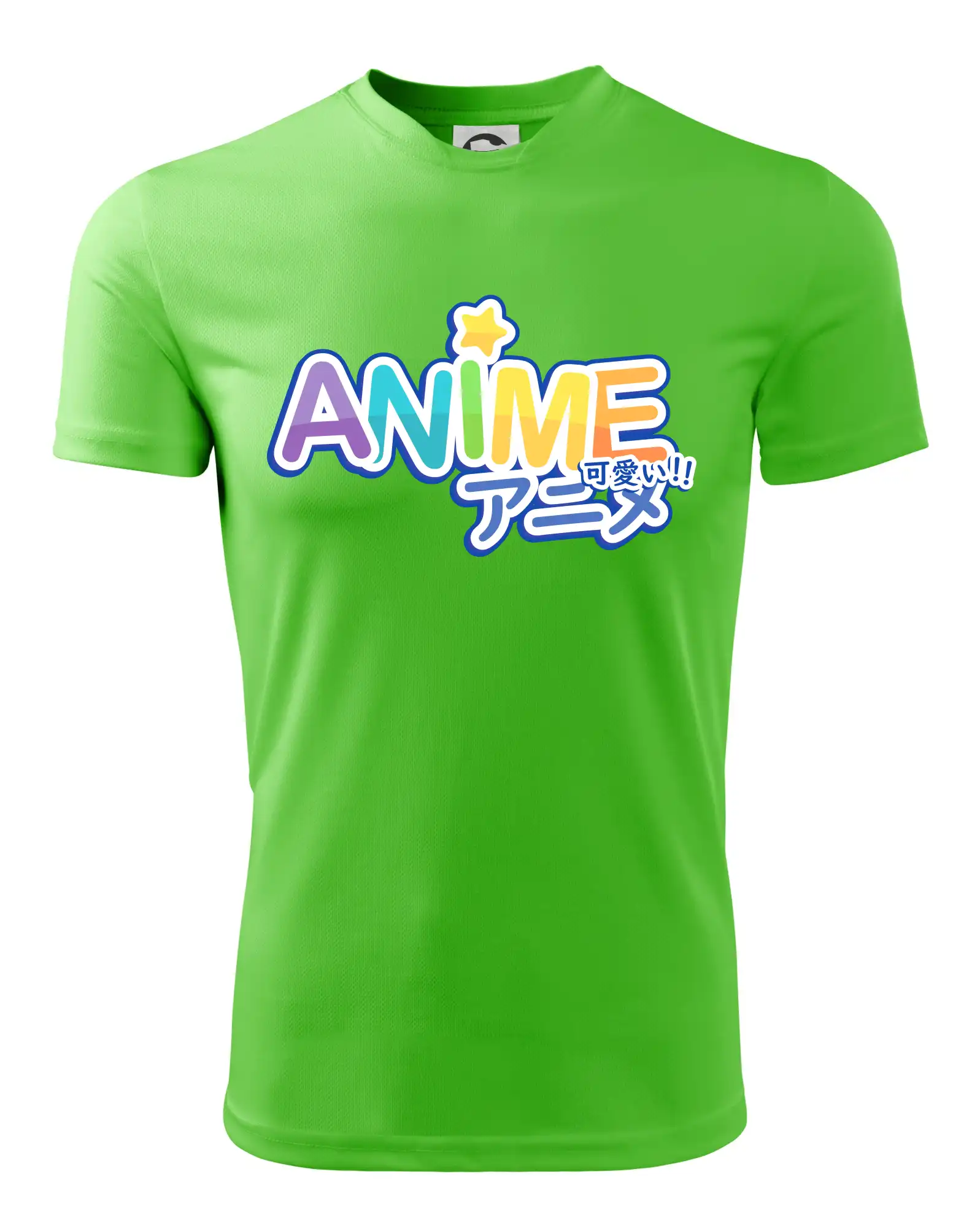 Anime nápis duhový