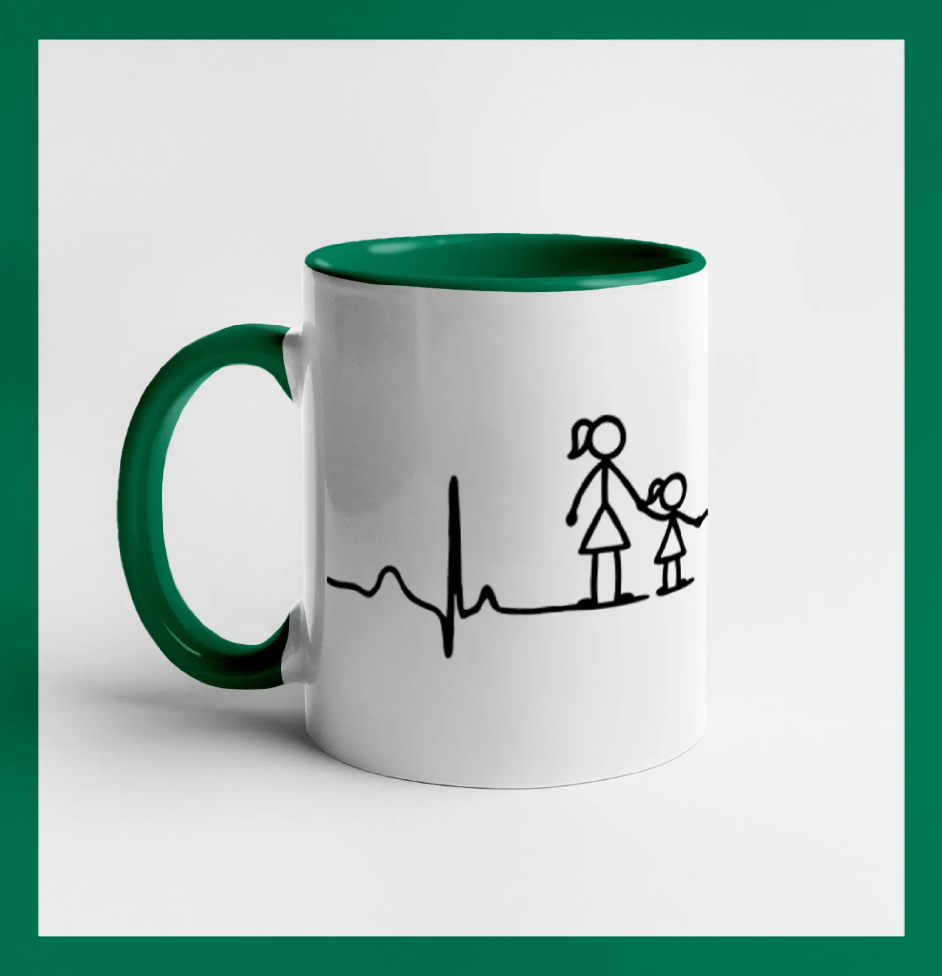 Ekg mamička a dievča + chlapec