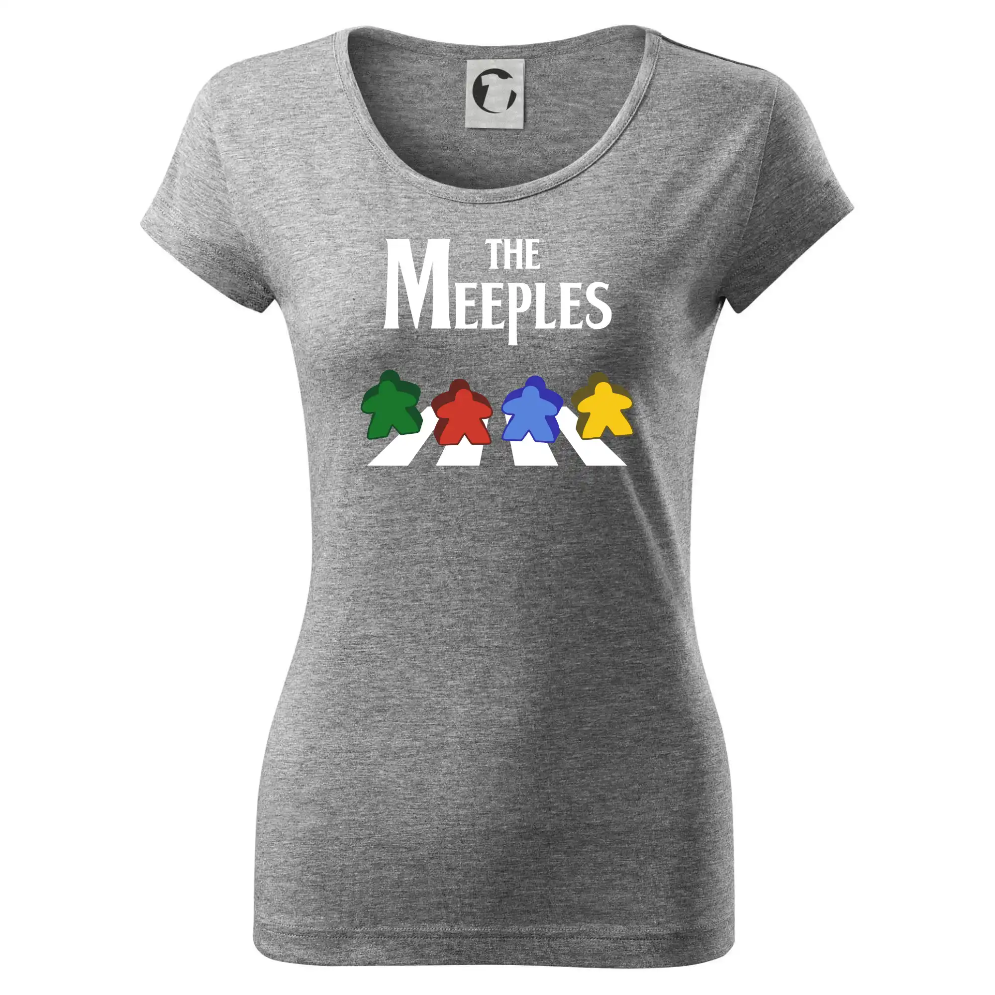 Tričká a mikiny so spoločenskými hrami  - The Meeples - Dámske tričko Pure
