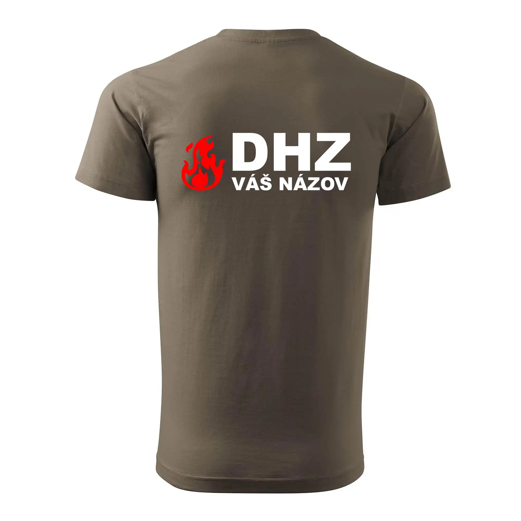 DHZ (oheň, firesport, názov sboru - vlastný nápis)