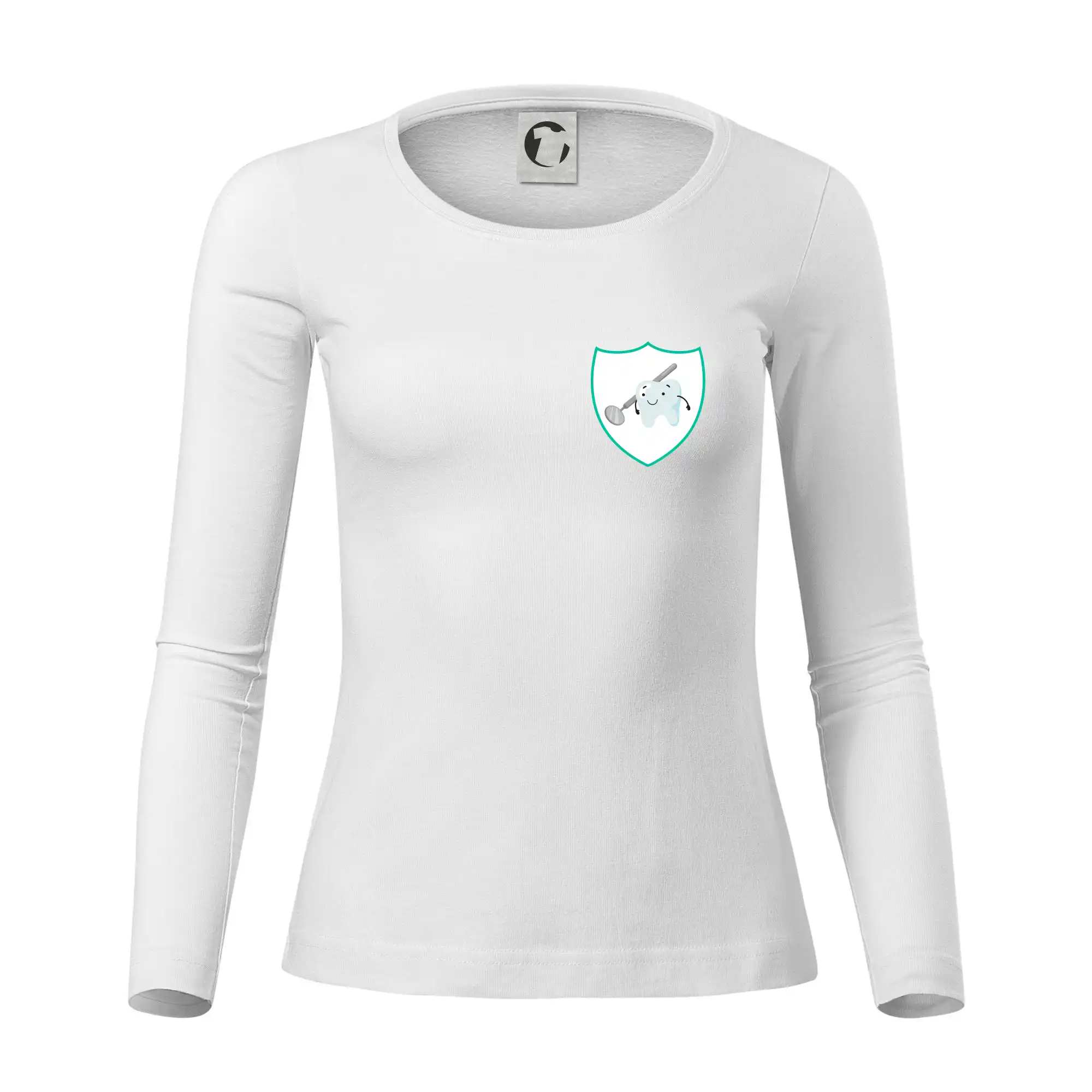 Zoubek na prsu - zrcátko