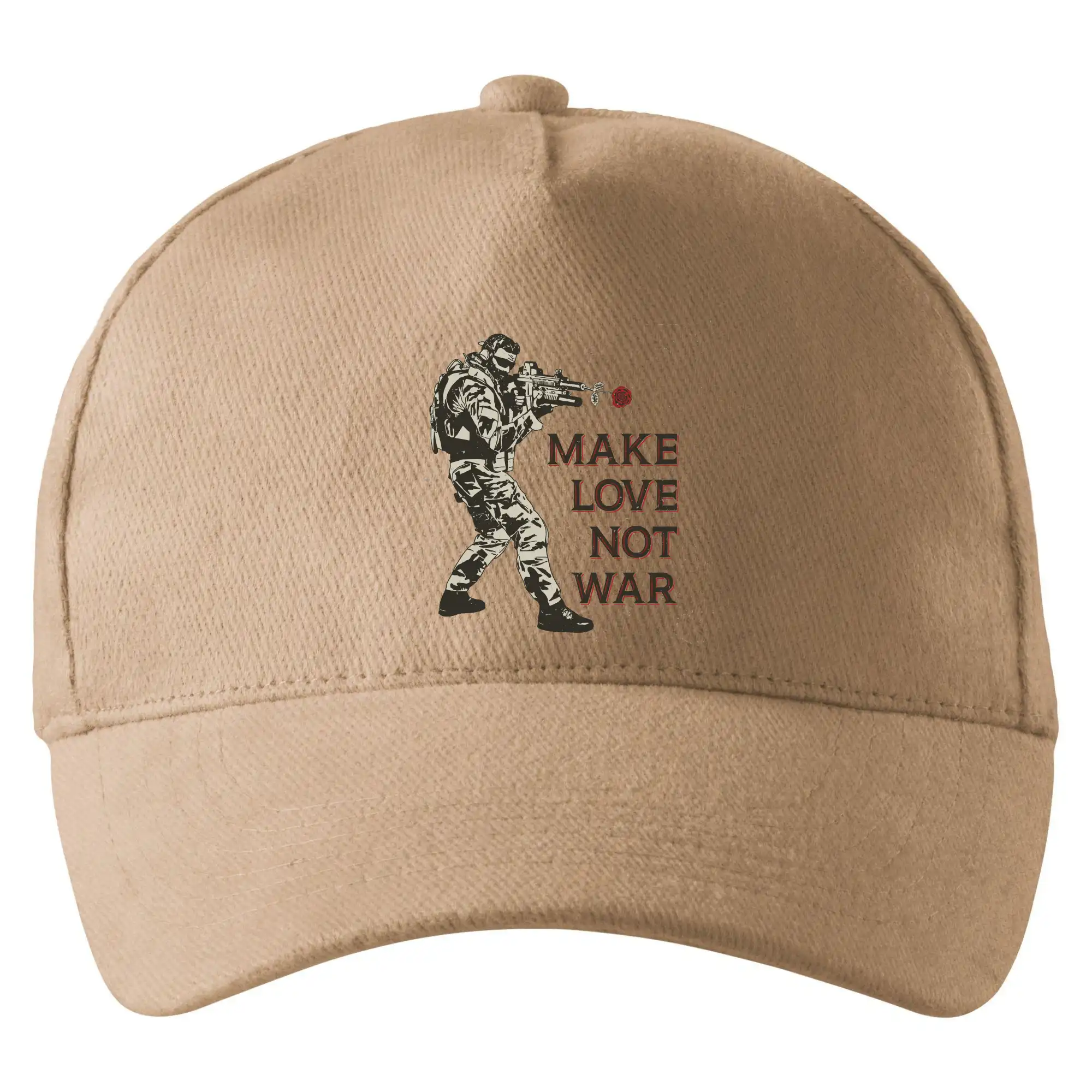 Růže ve zbrani, make love not war
