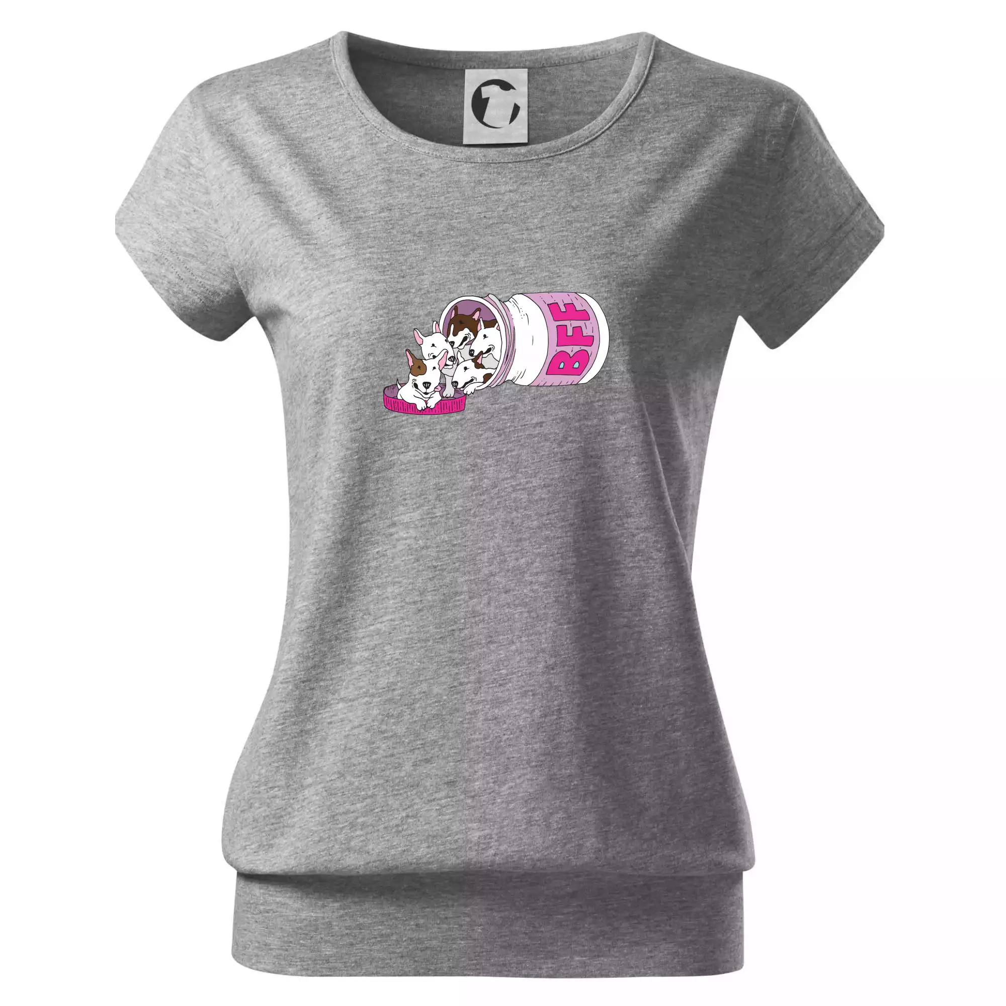 Bullterrier Friends Forever růžové (Pecka design)