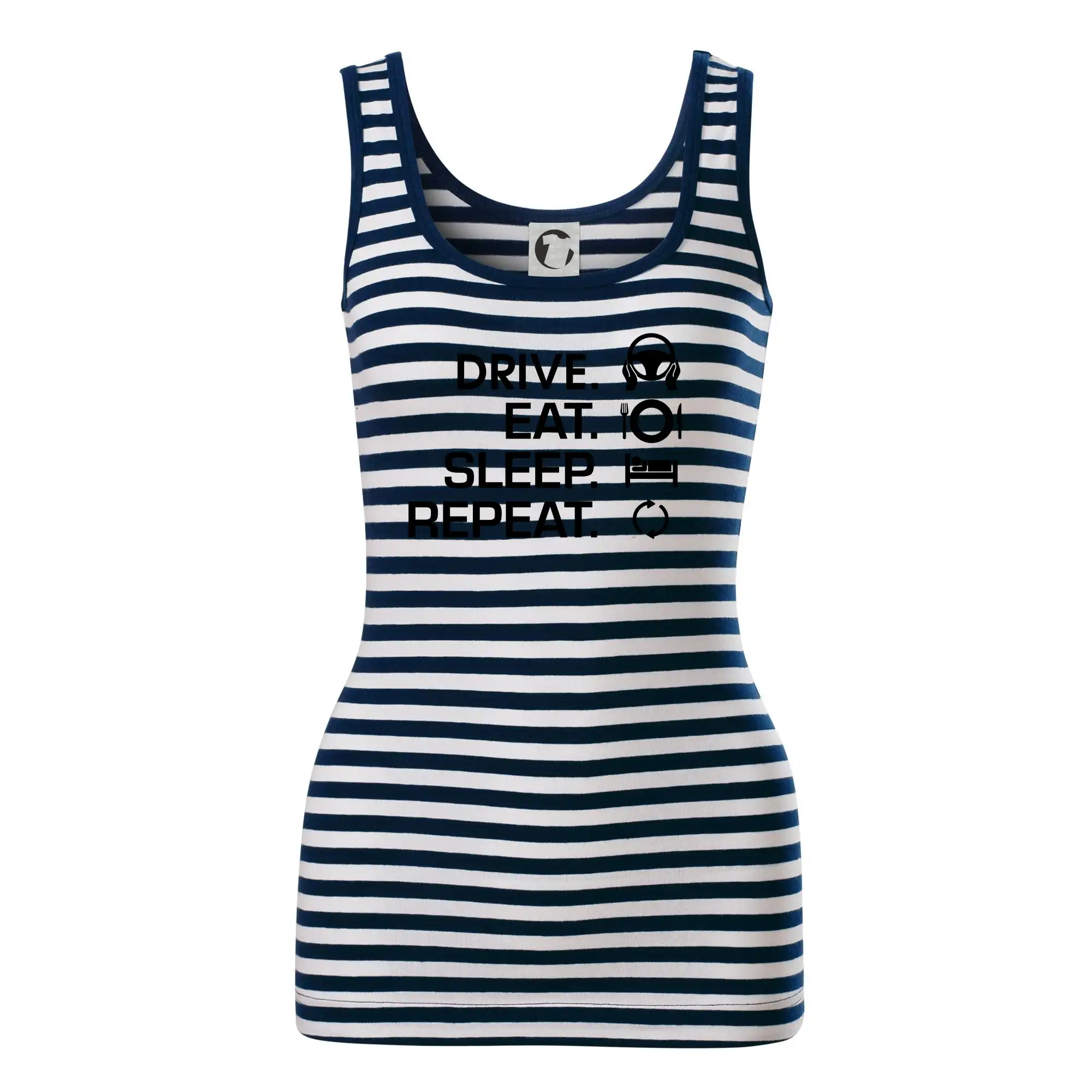 Auto tričká - Drive eat sleep repeat - Sailor tielko na vodu