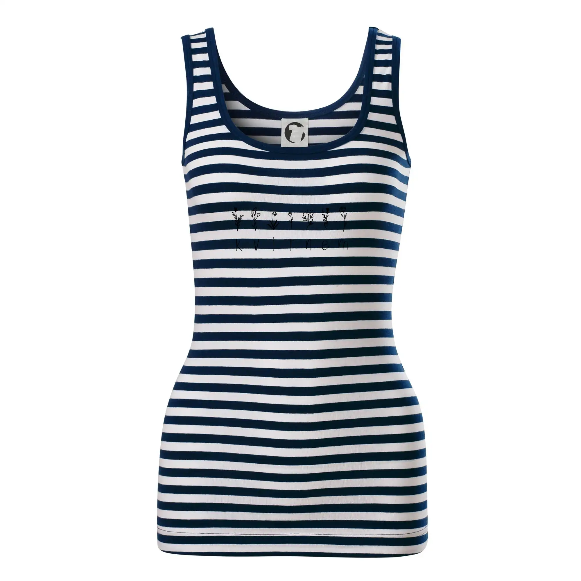 Tričká s kvetinami - Kvitnem - Nápis s kvetinami - Sailor tielko na vodu