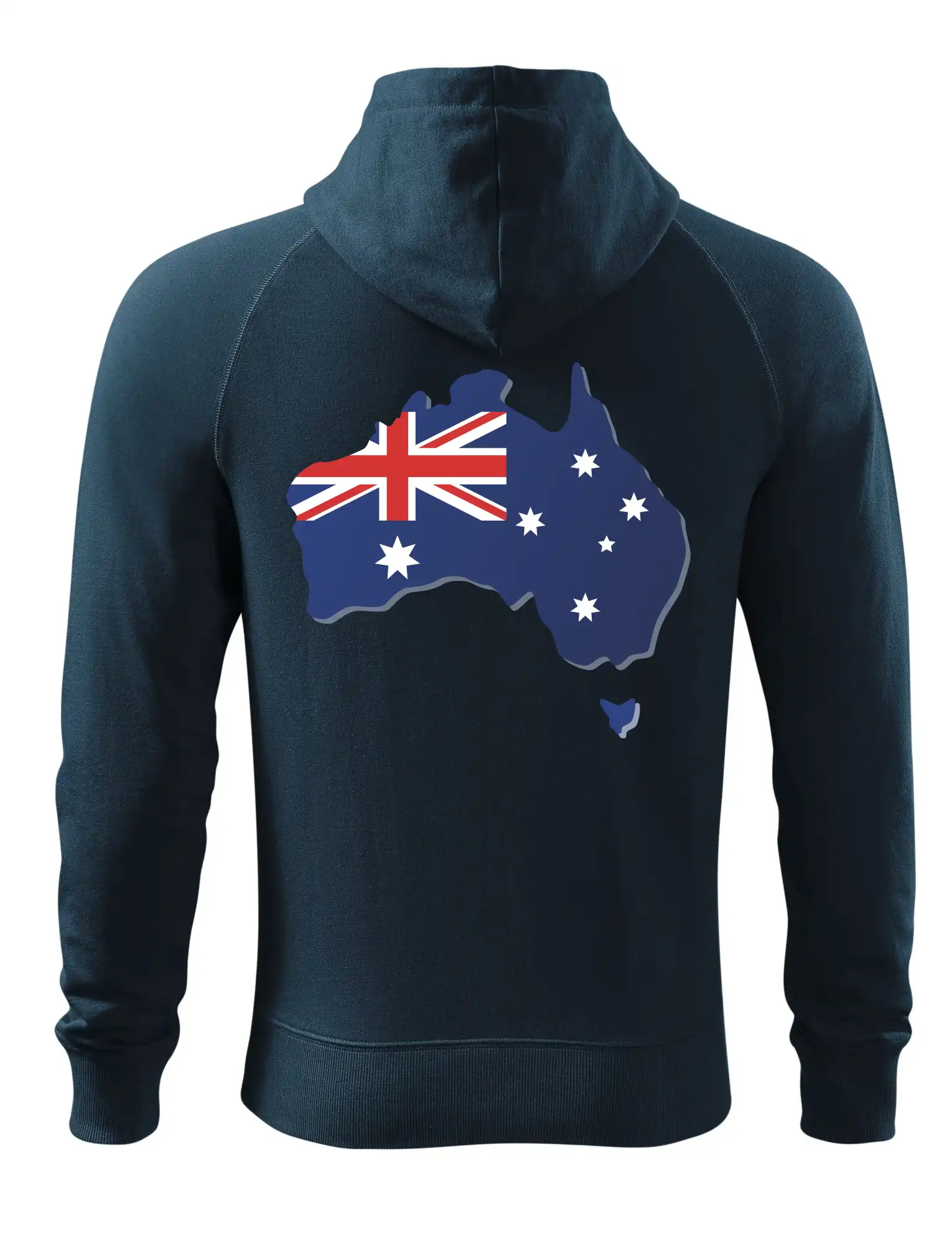 Austrálie - vlajka mapa