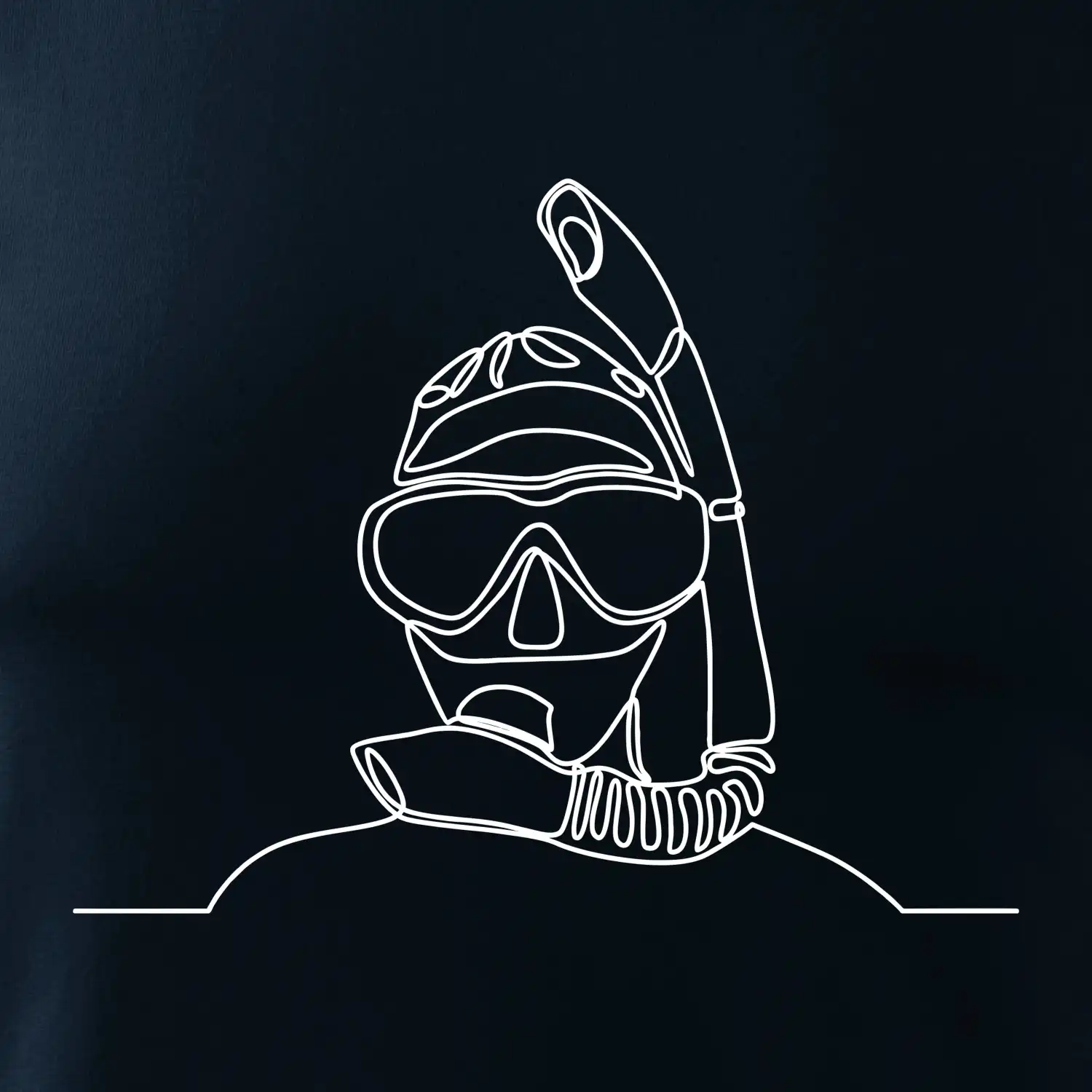 Potápěč jedním tahem