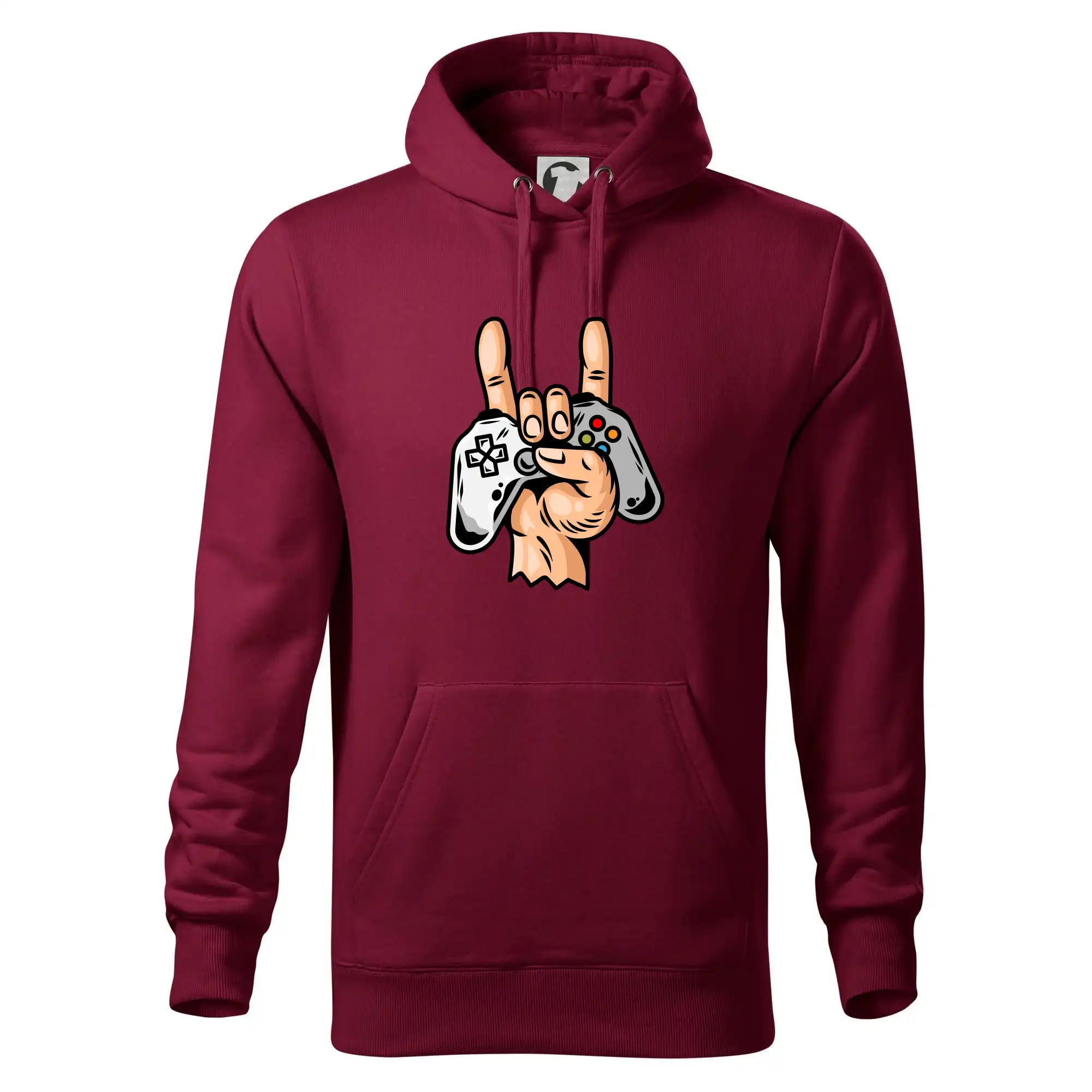 Tričká pre ajťákov - Gamer - gamepad paroháč - Mikina pánska Cape s kapucňou