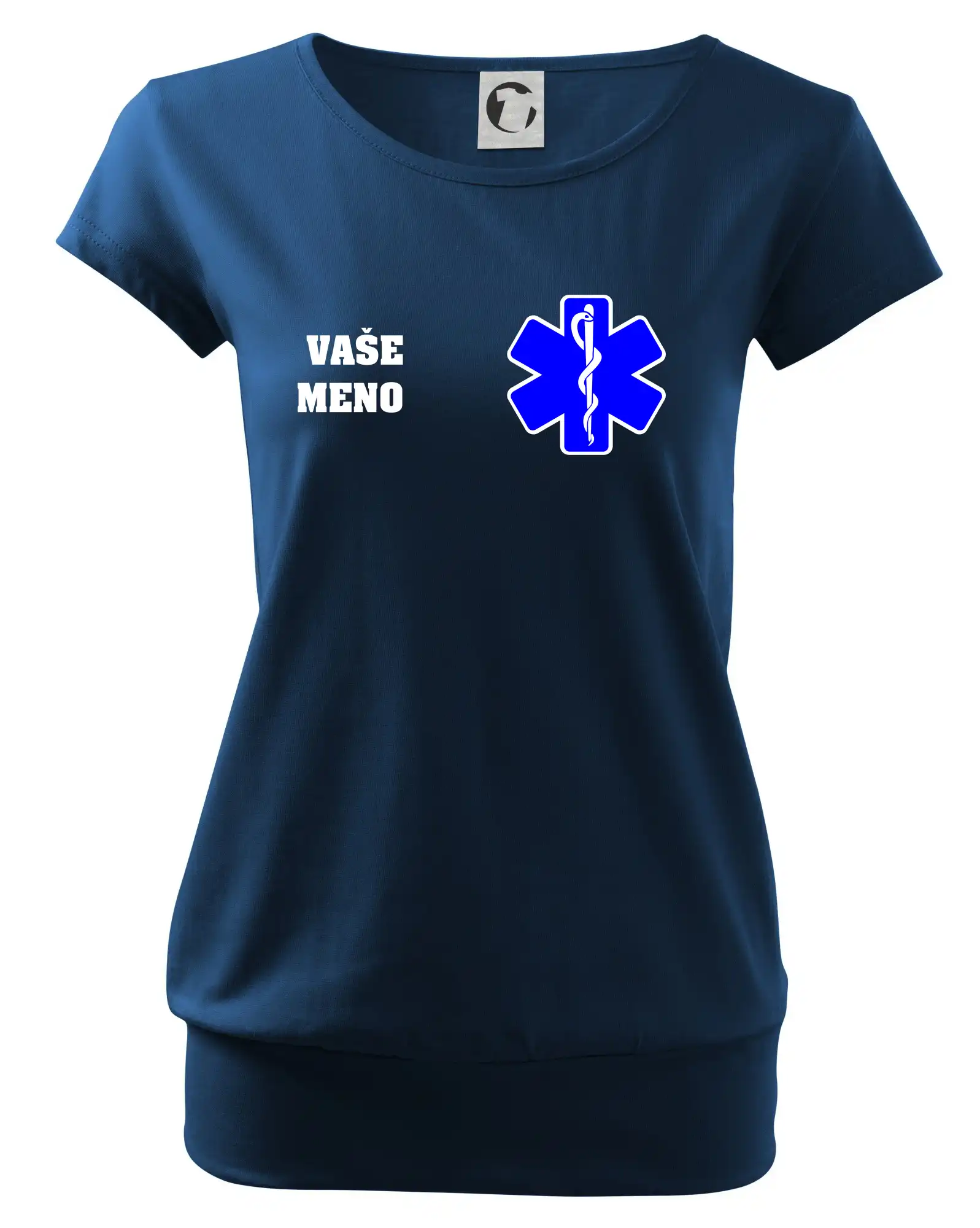 Originálne tričká pre hasičov - Rescue - Vaše meno - Voľné tričko city