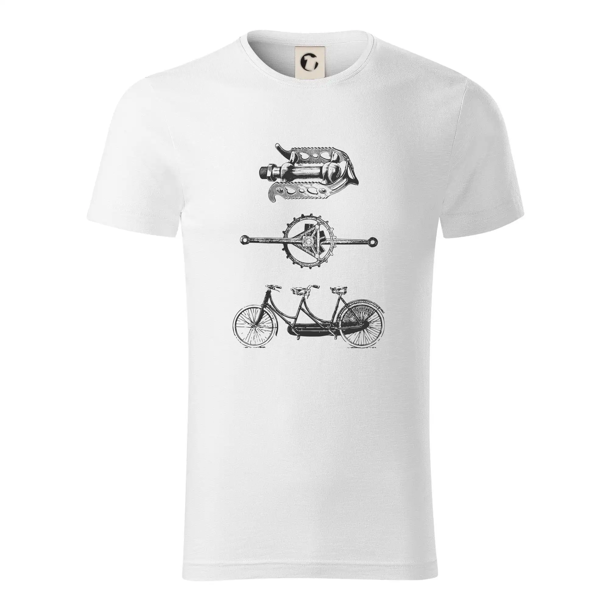 Tričko ako darček pre cyklistu - Cycling vintage - Tričko z organickej bavlny