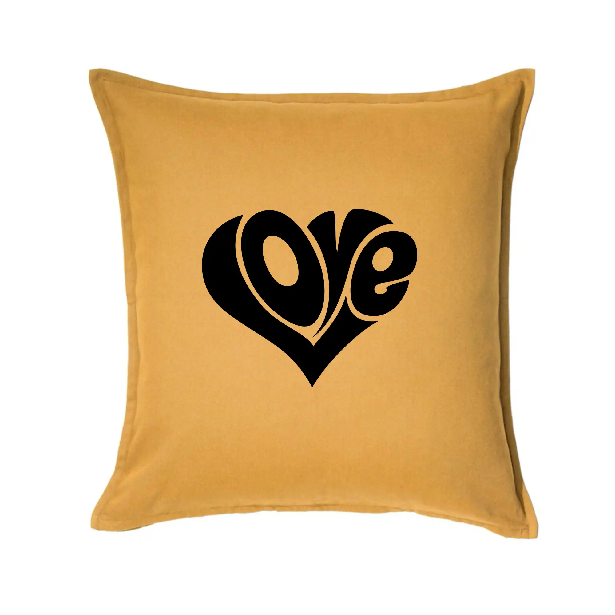 Tričká pre zamilovaných - Love nápis jednoduchý - Vankúš 50x50