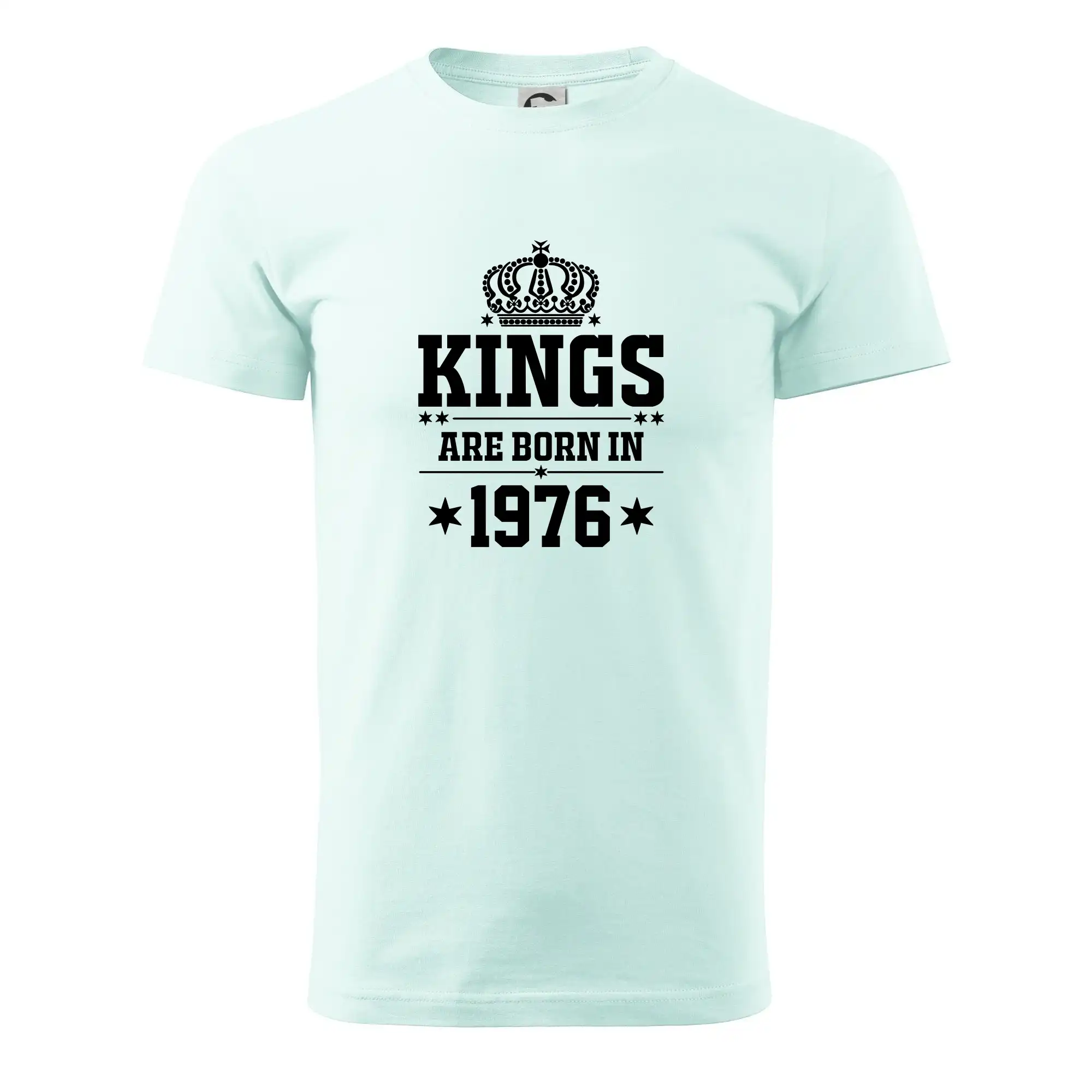 Trička s ročníkom 1976 - Kings are born in 1976 - Pánske tričko nižšej gramáže