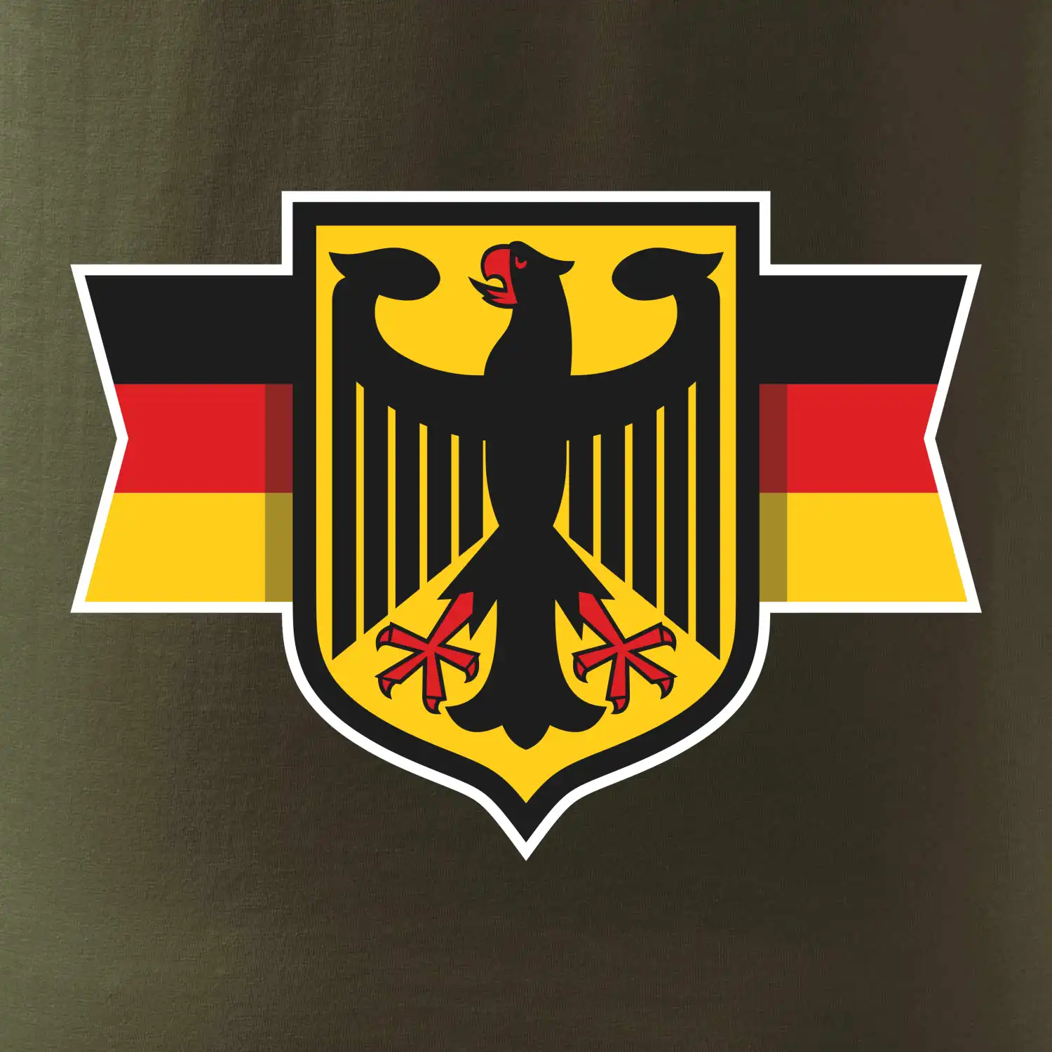 Německá orlice a vlajka