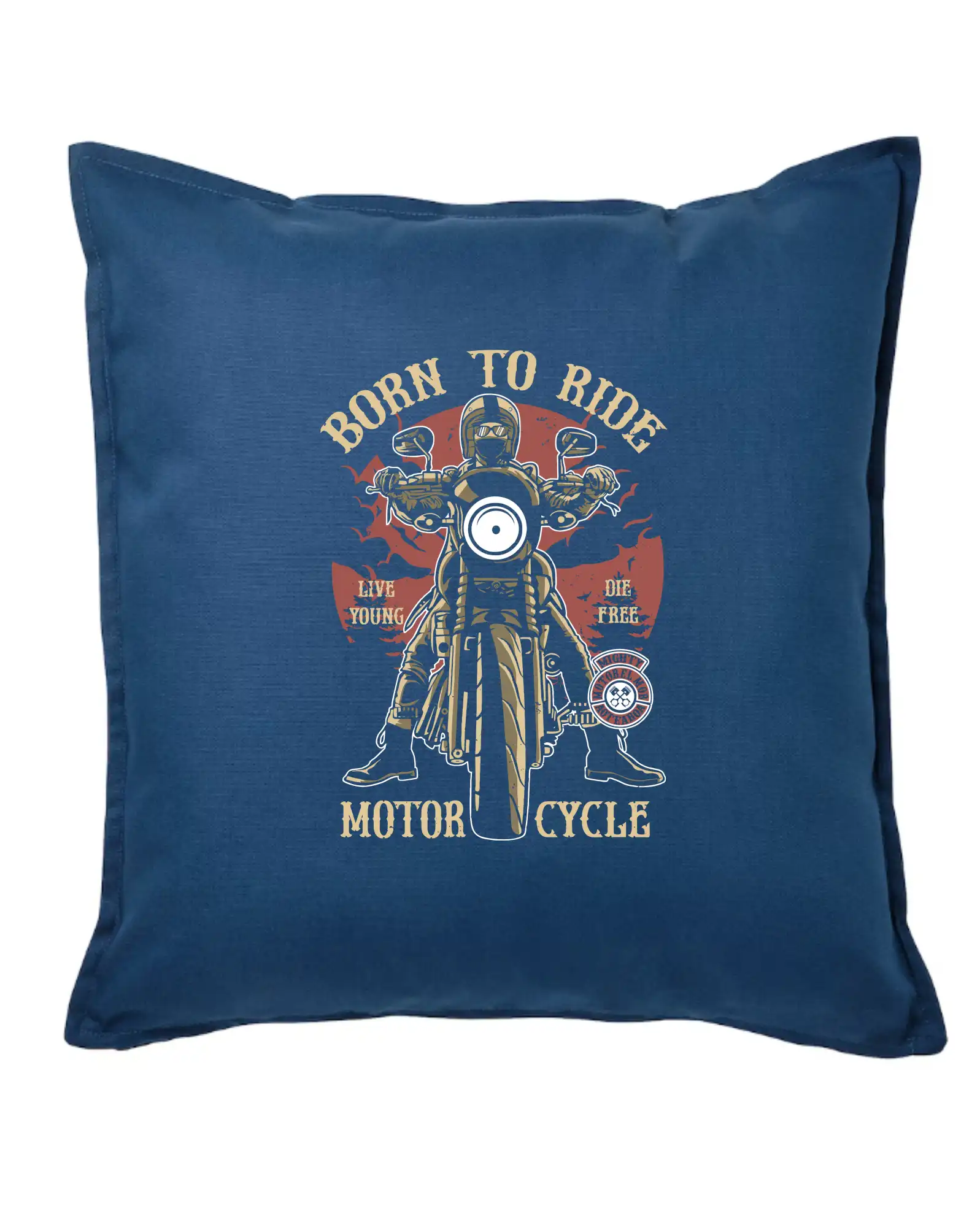 Tričká pre motorkárov¨ - Born To Ride - motor cycle - Vankúš 50x50