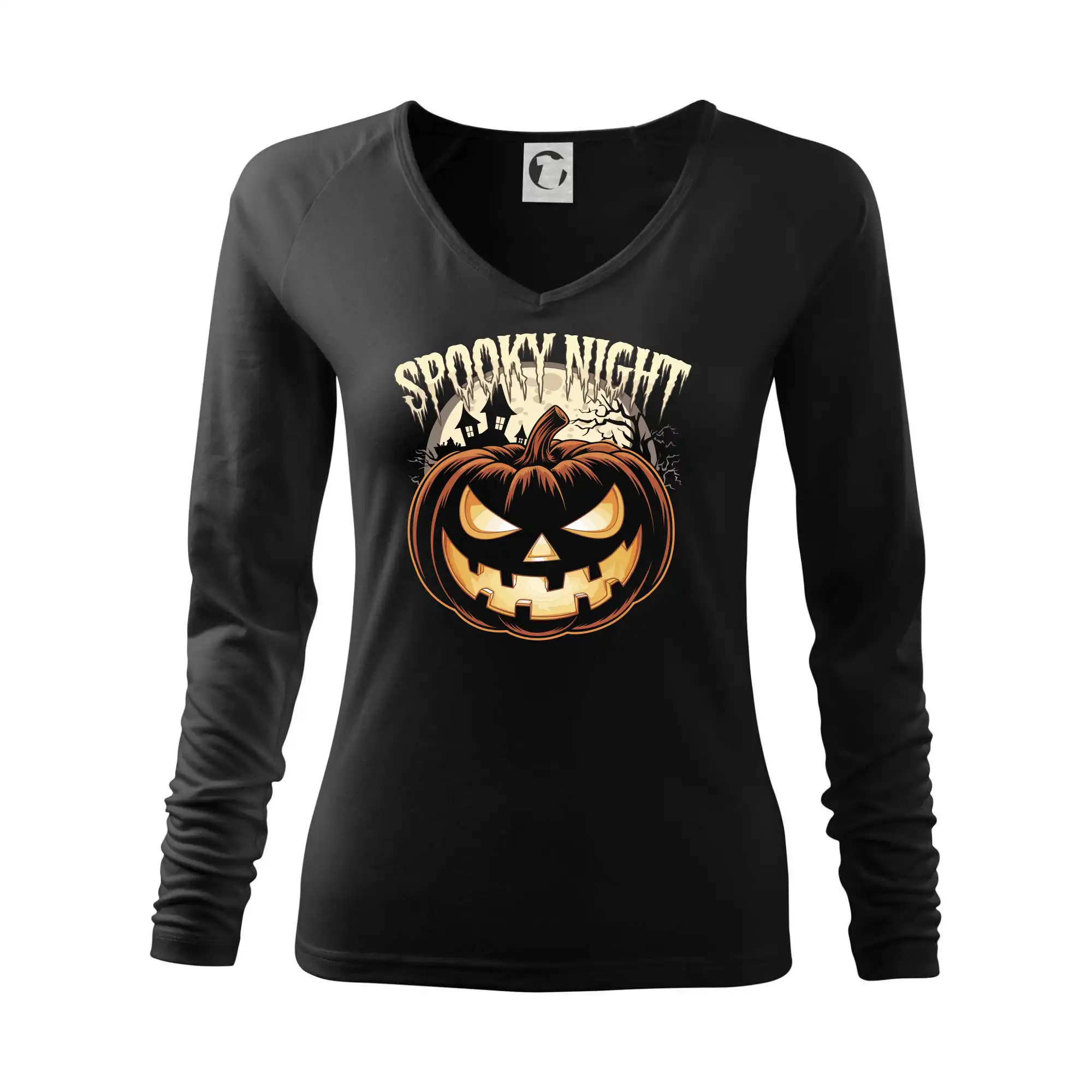 Grafické tričká - Spooky night - Tričko dámske Elegance