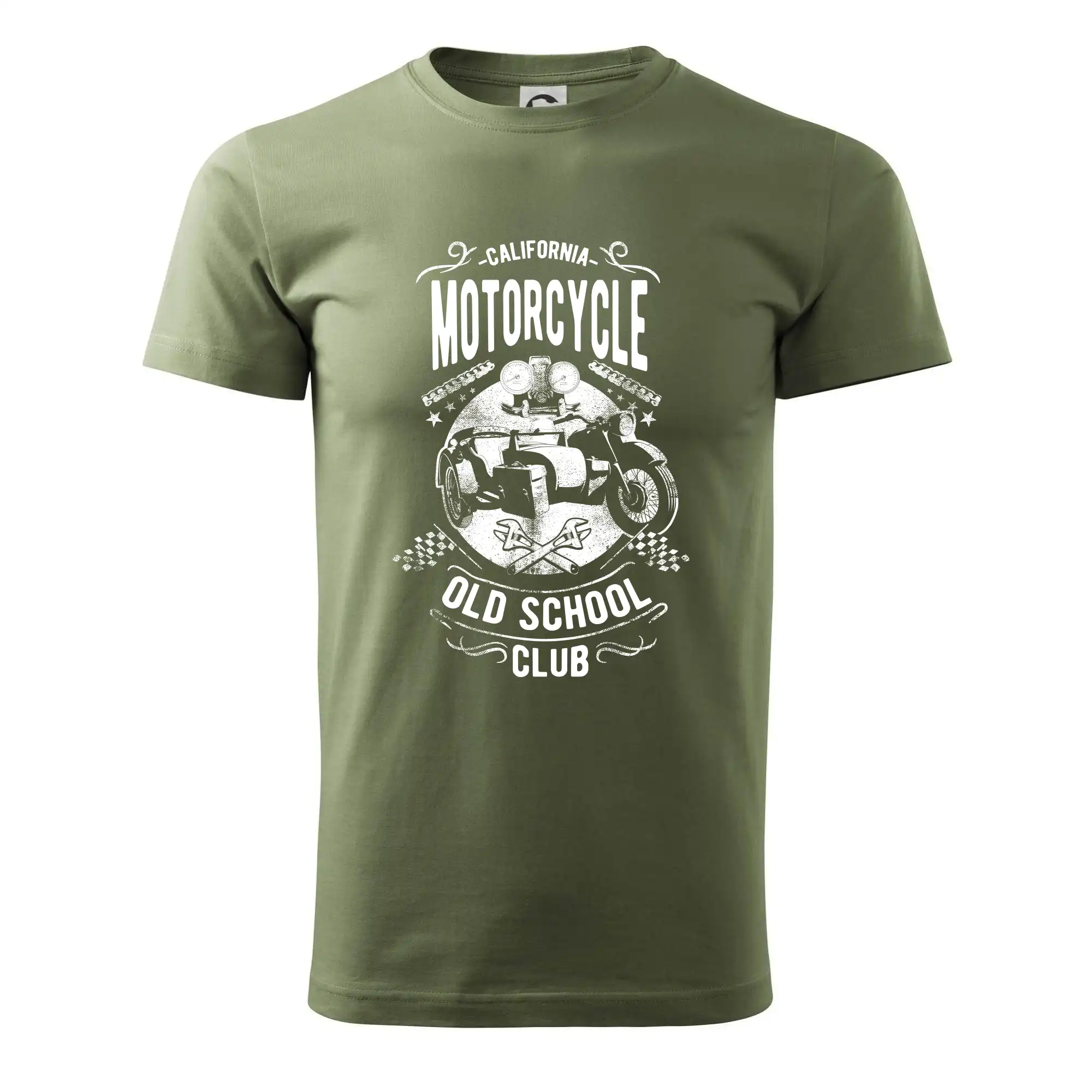 Tričká a mikiny s potlačou motoriek – pre pravých motorkárov - California Old School Club - Pánske tričko nižšej gramáže