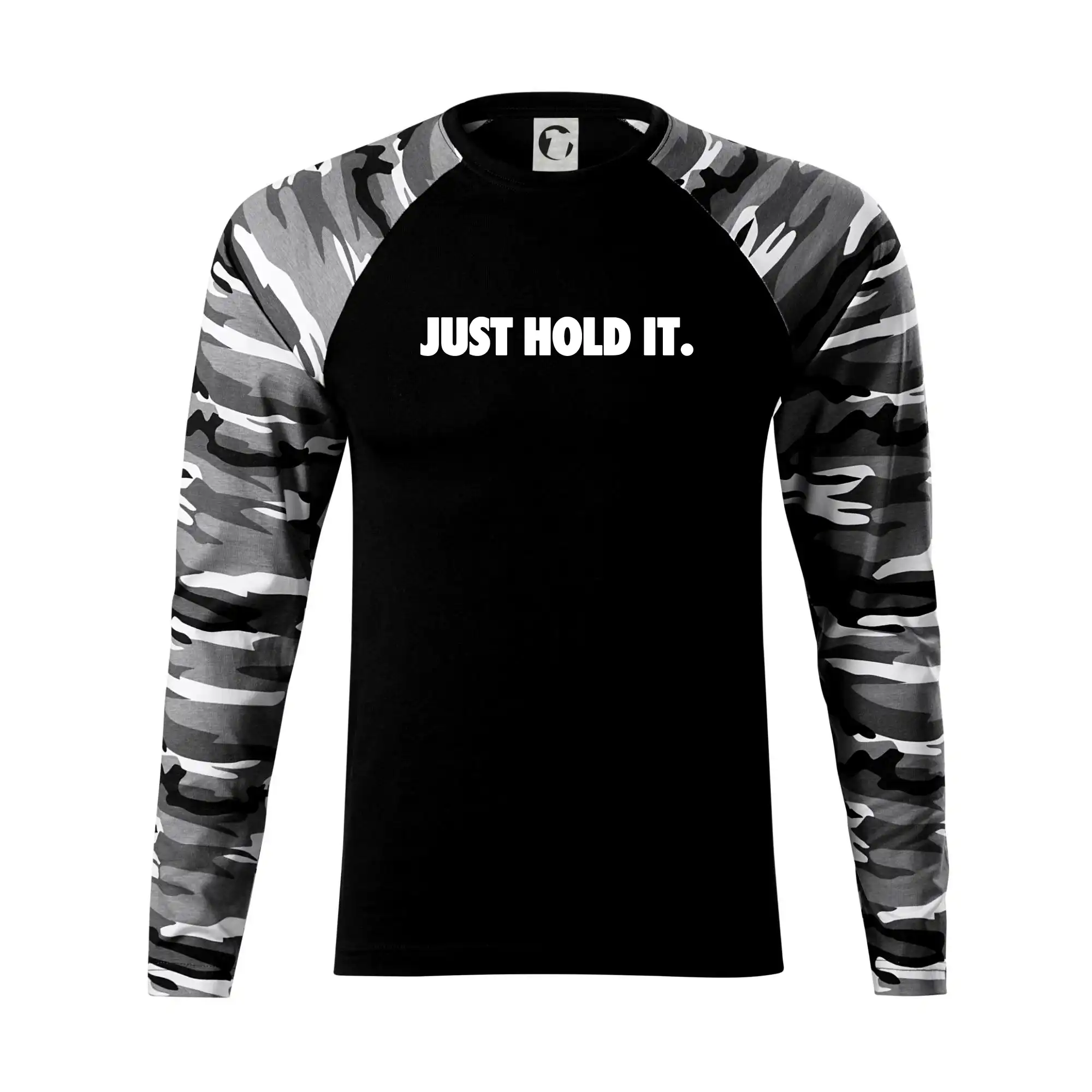 Grafické tričká - Just hold it - Camouflage LS