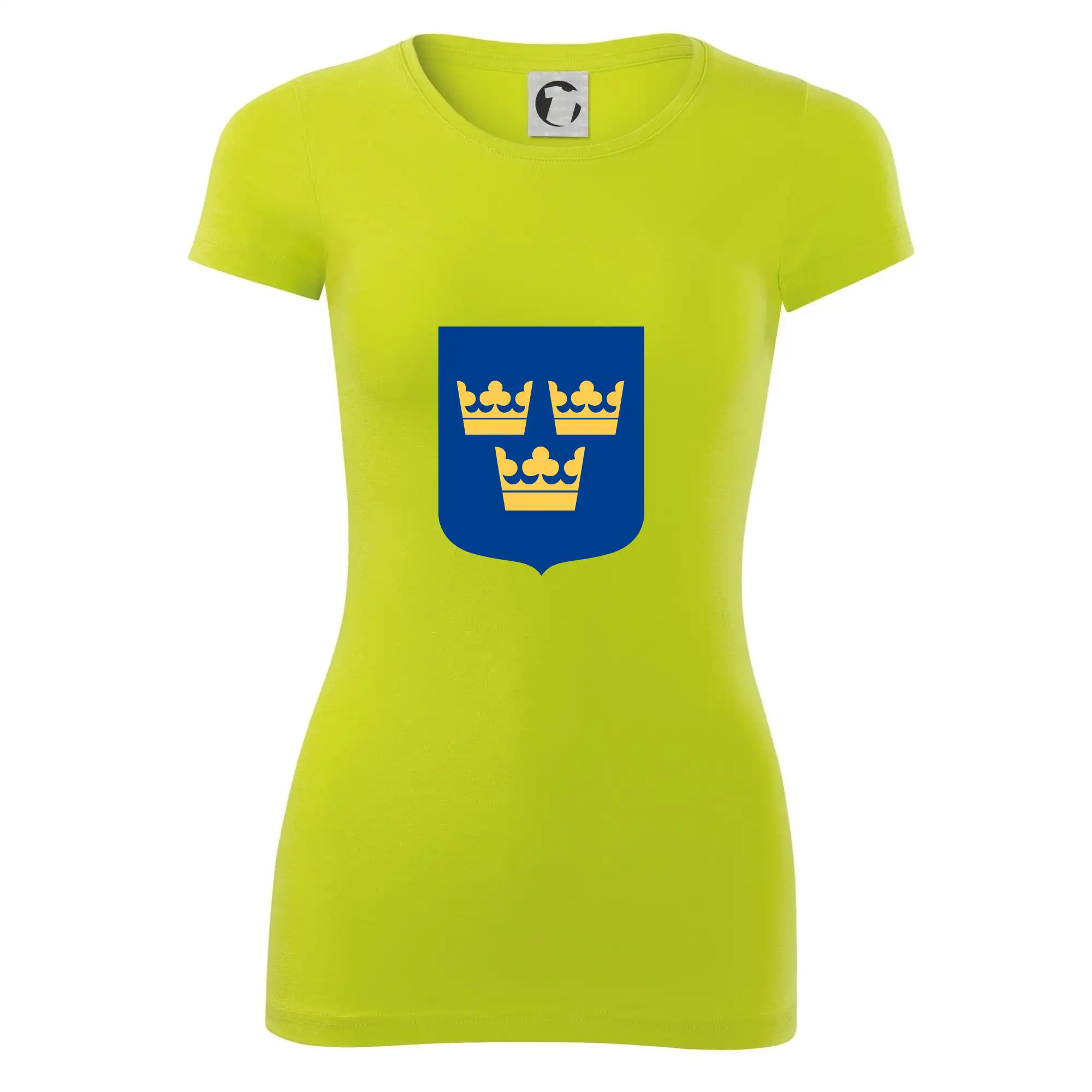 Ostatné mestá / miesta - Švédsky znak tri korunky veľký - Dámske tričko Glance - Priliehavejší strih