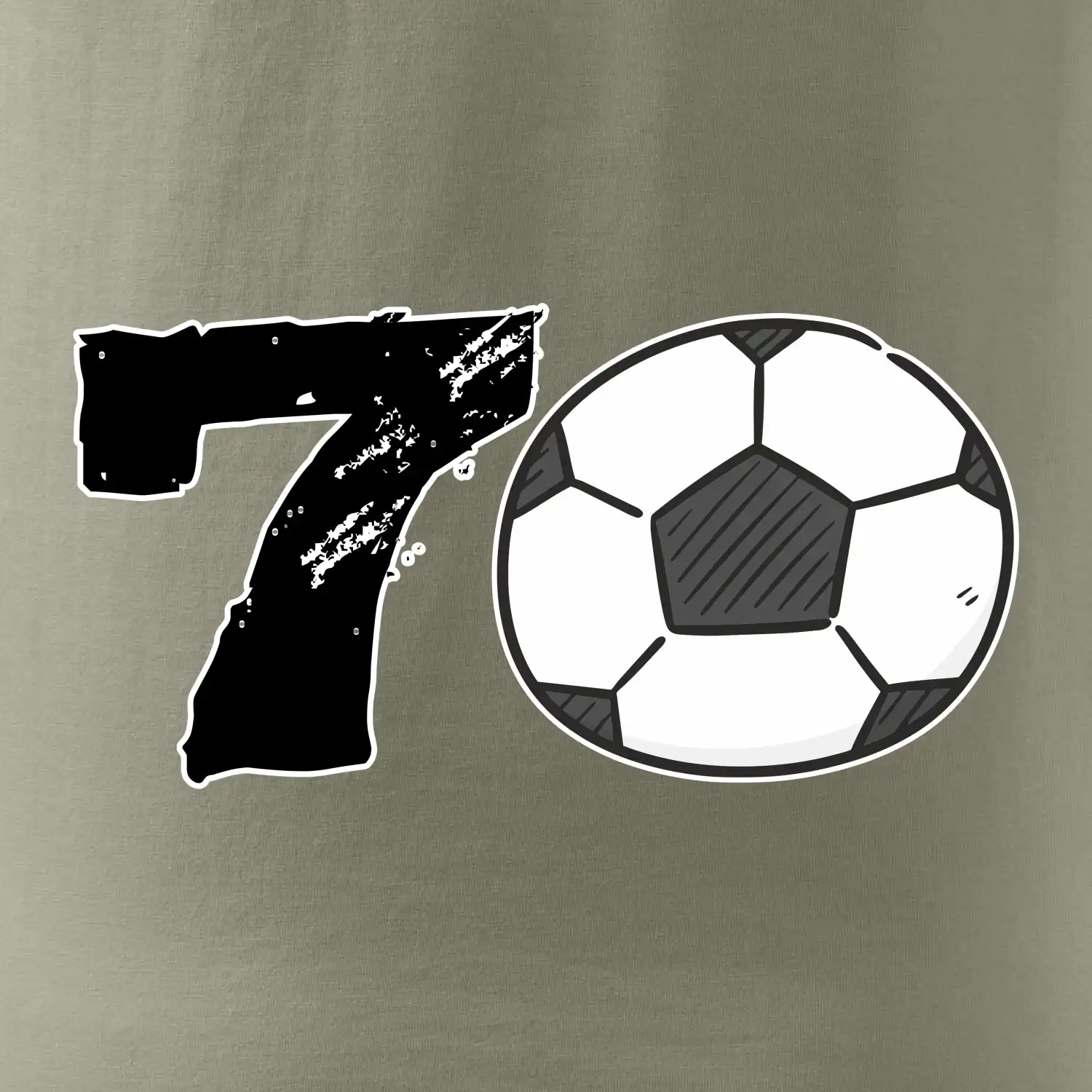 Fotbal kulaté narozeniny 70
