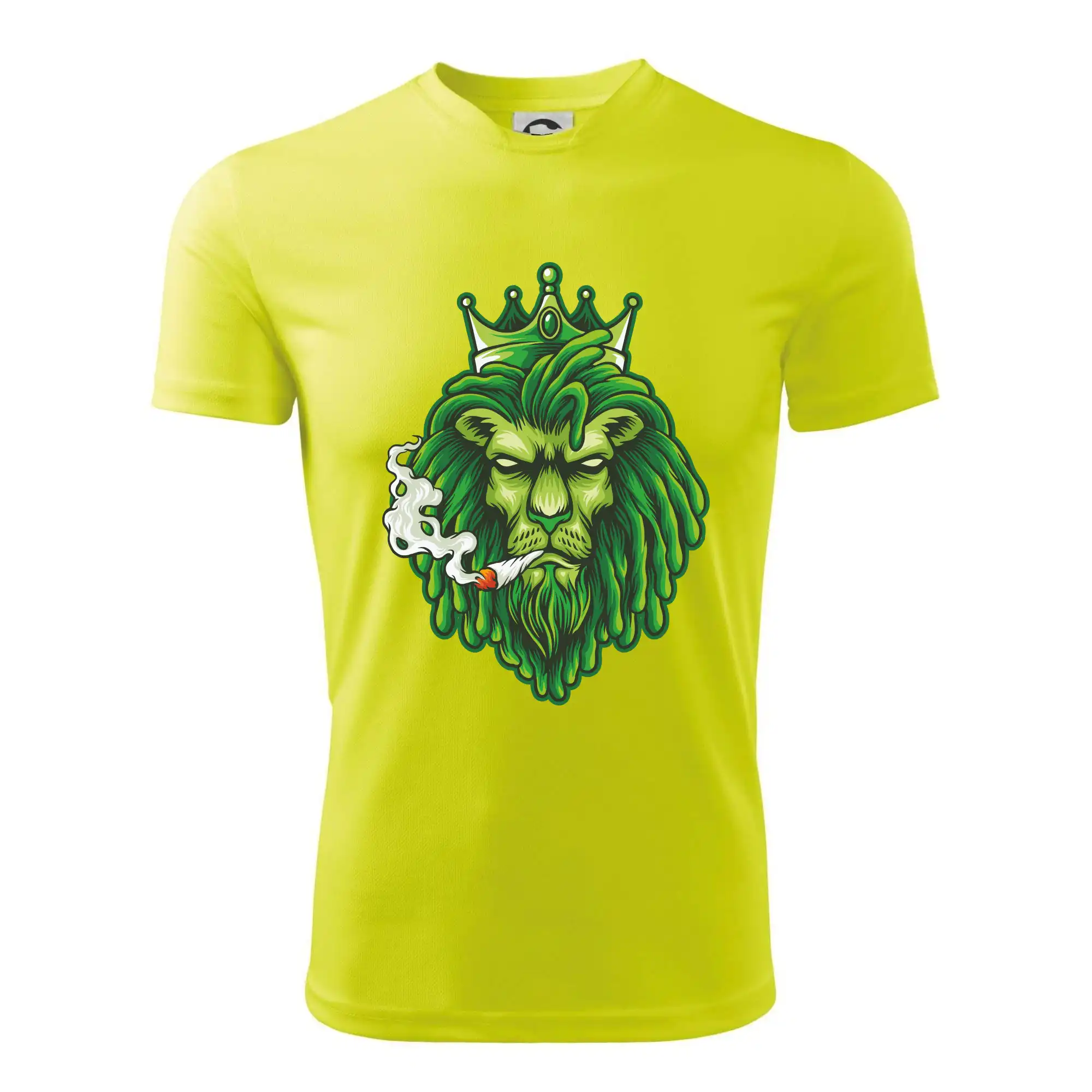 Zhulený lev zelený