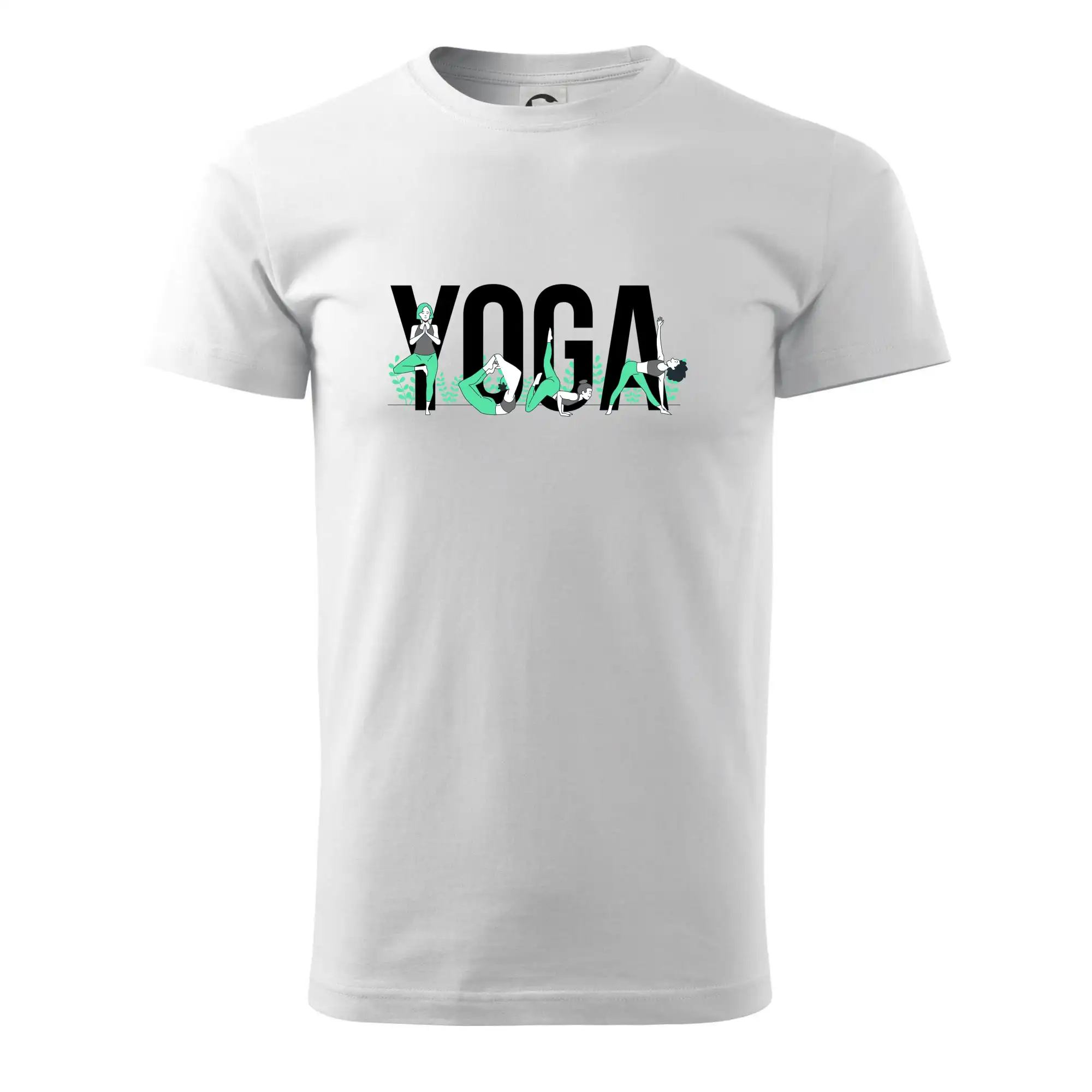 Yoga nápis barevný