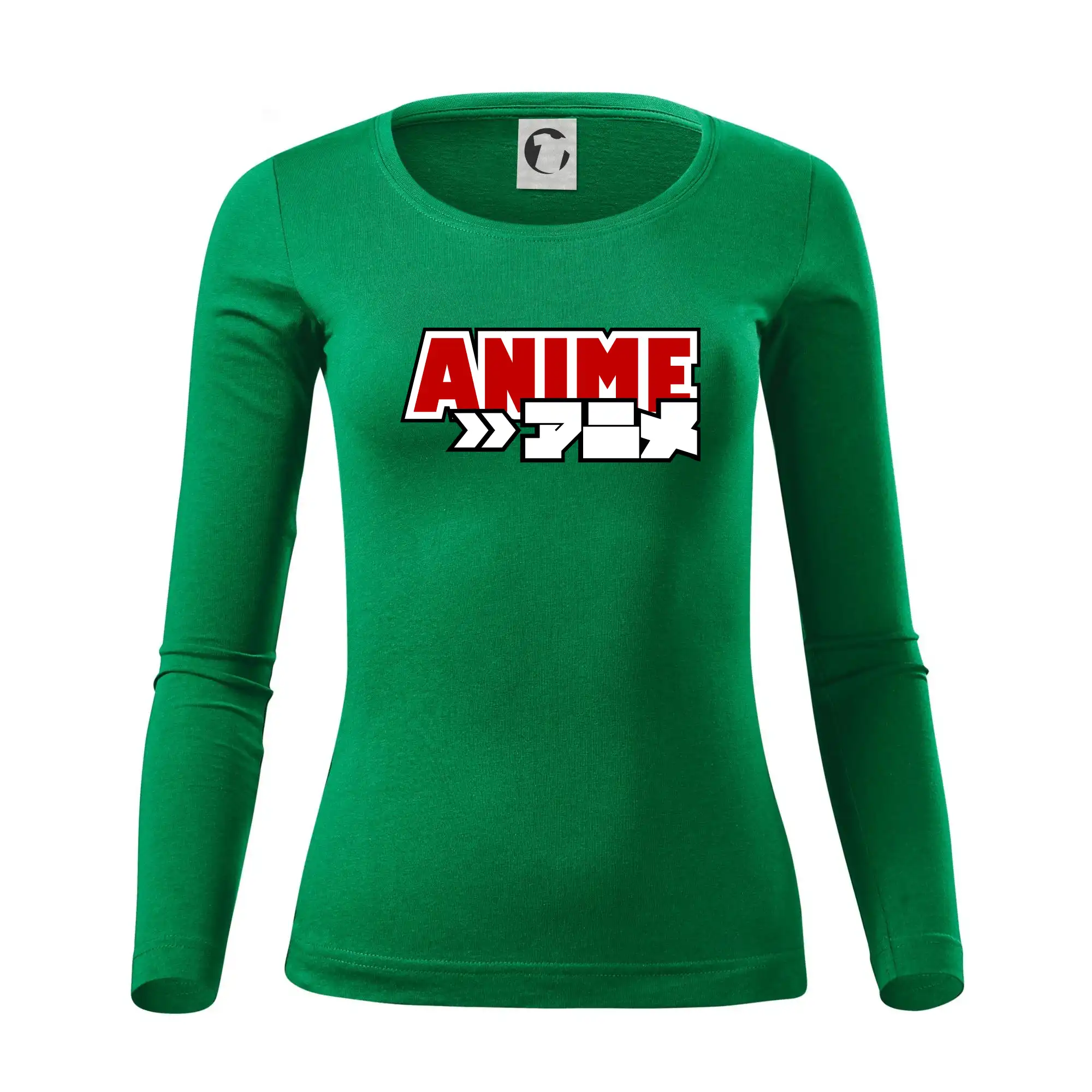 Anime nápis červený