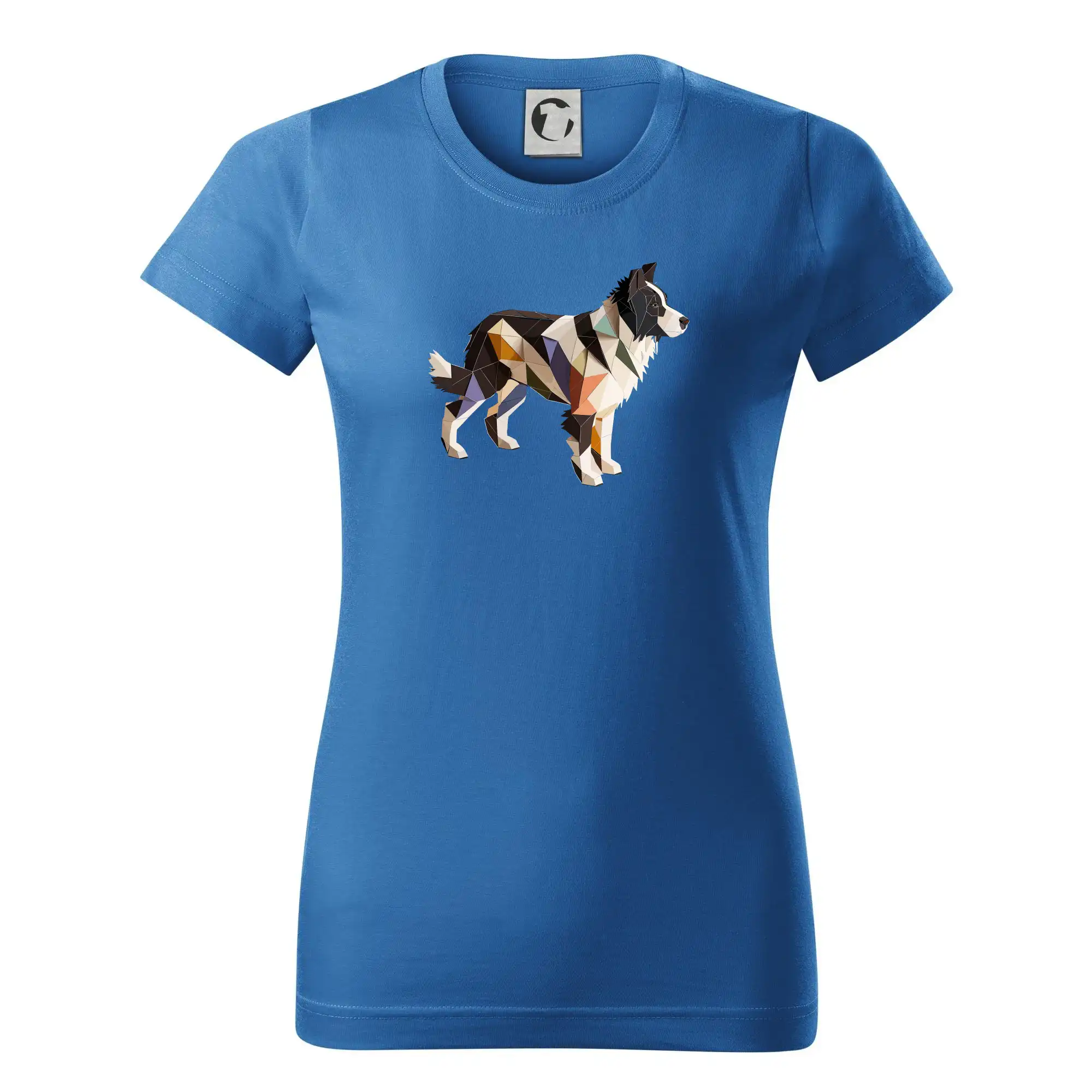 Border colie slepená z papíru