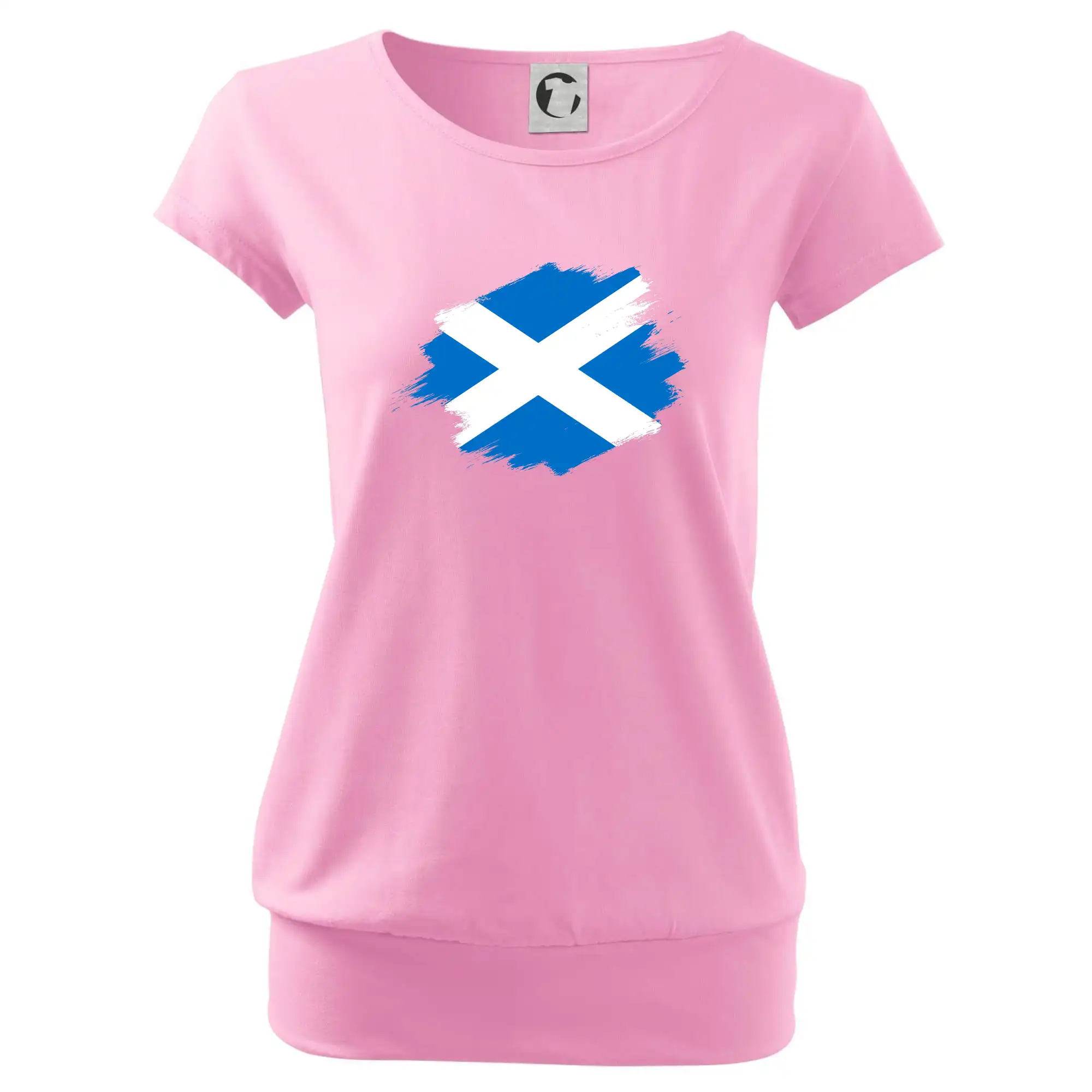 Skotská vlajka kreslená štetcem