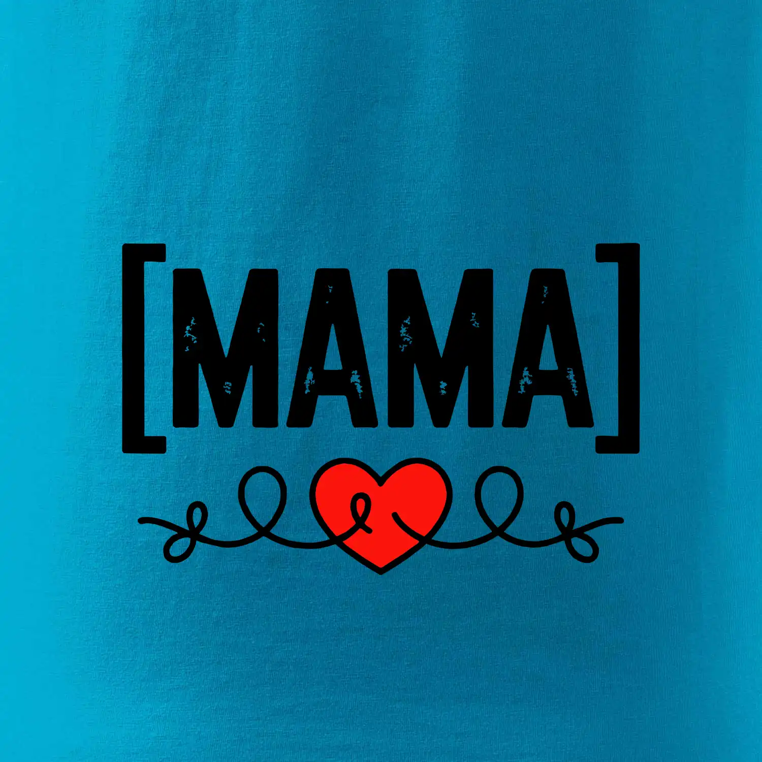 Nápis mama a srdce SK