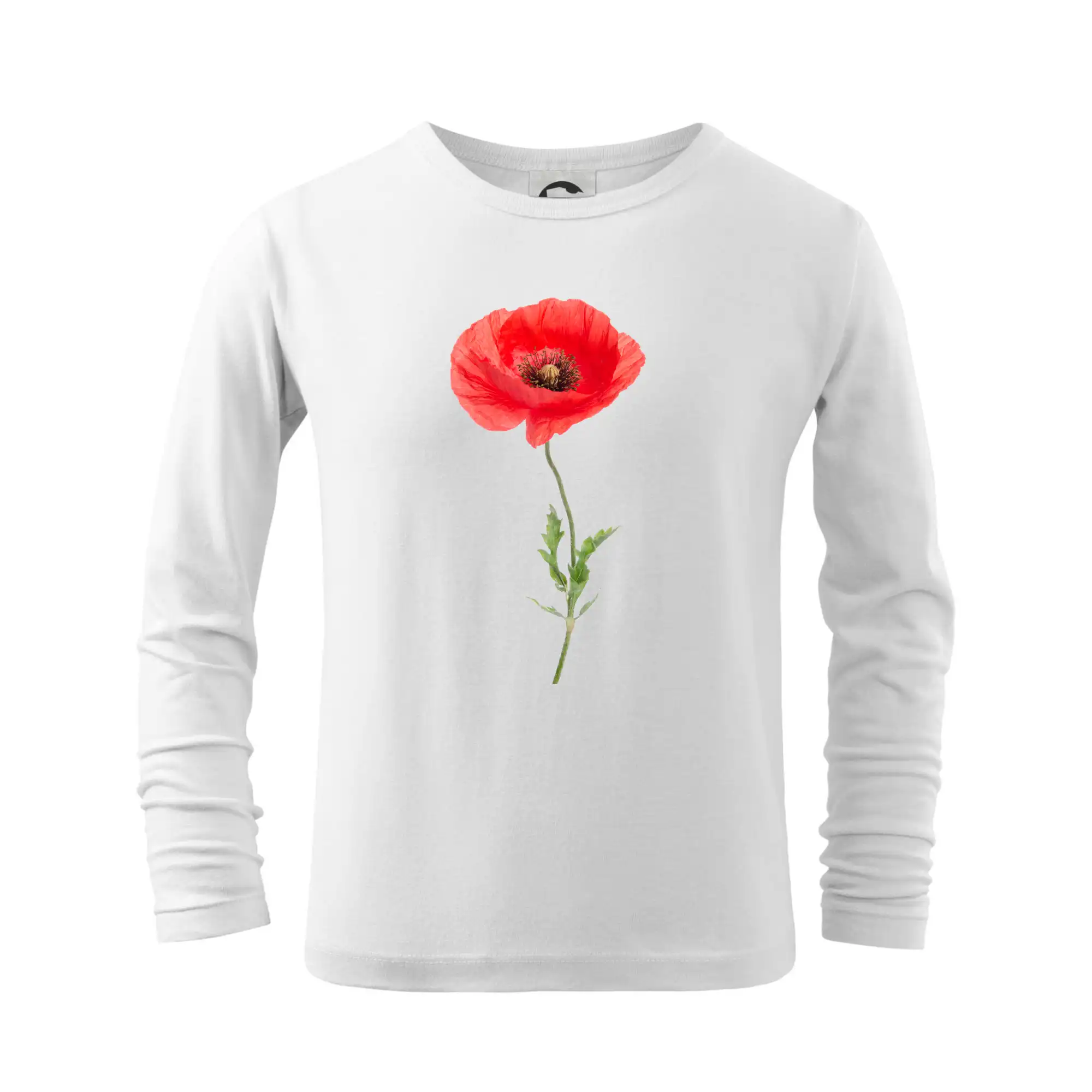 Tričká s kvetinami - Vlčí mak - kreslený - Tričko detské Long Sleeve