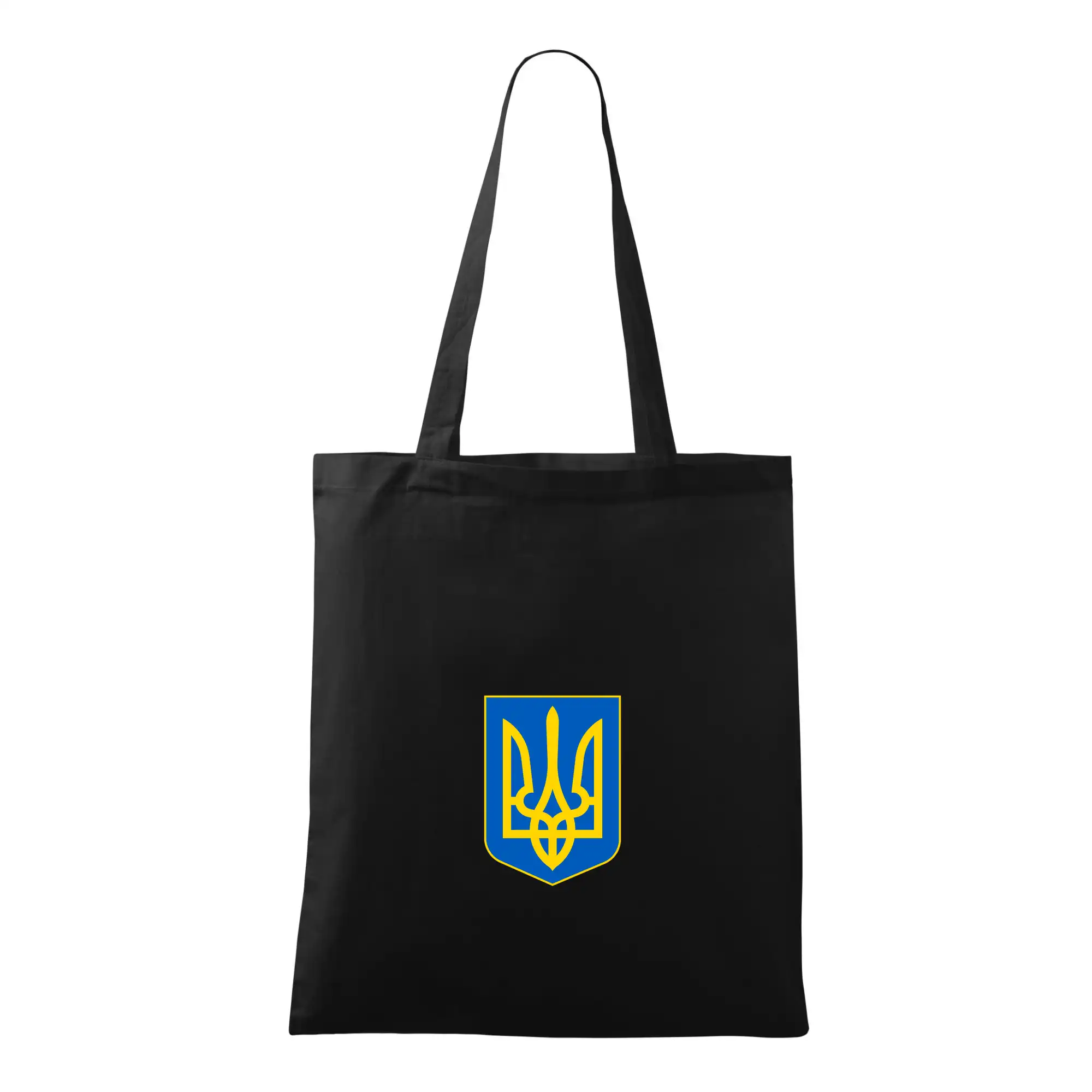 Tričká s vlajkou ukrajiny - Ukrajinské logo farebné malé - Taška bavlnená