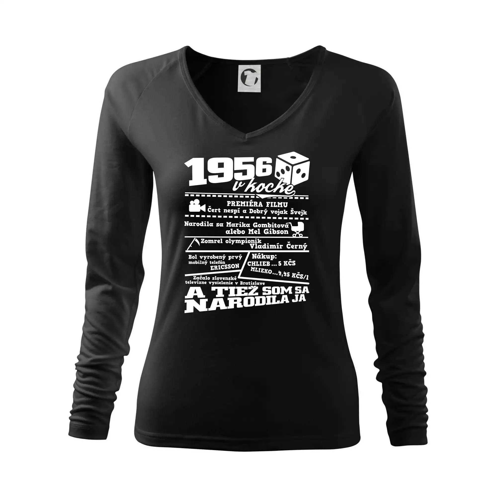 Narodeniny v kocke - 1956 v kocke - Tričko dámske Elegance