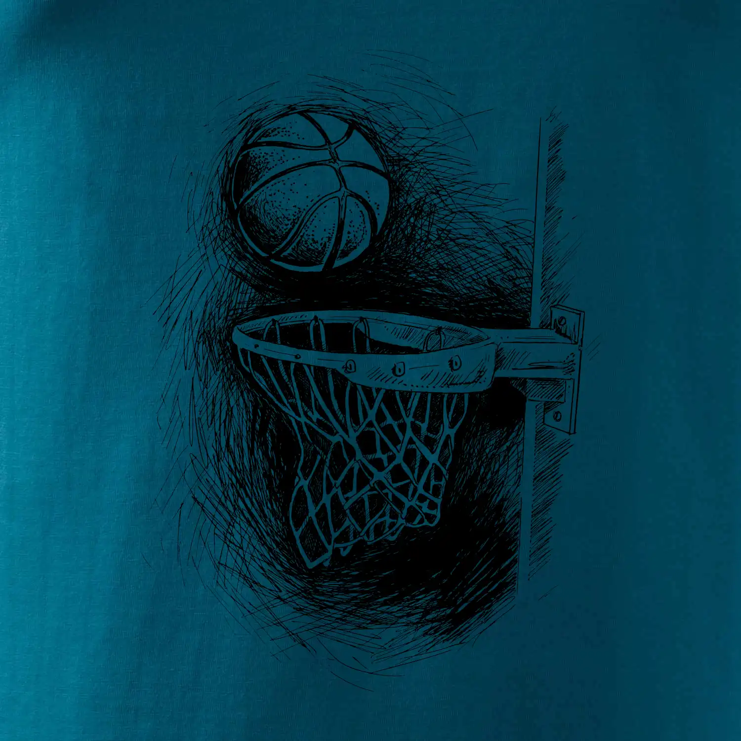 Basketball - kresba tužkou