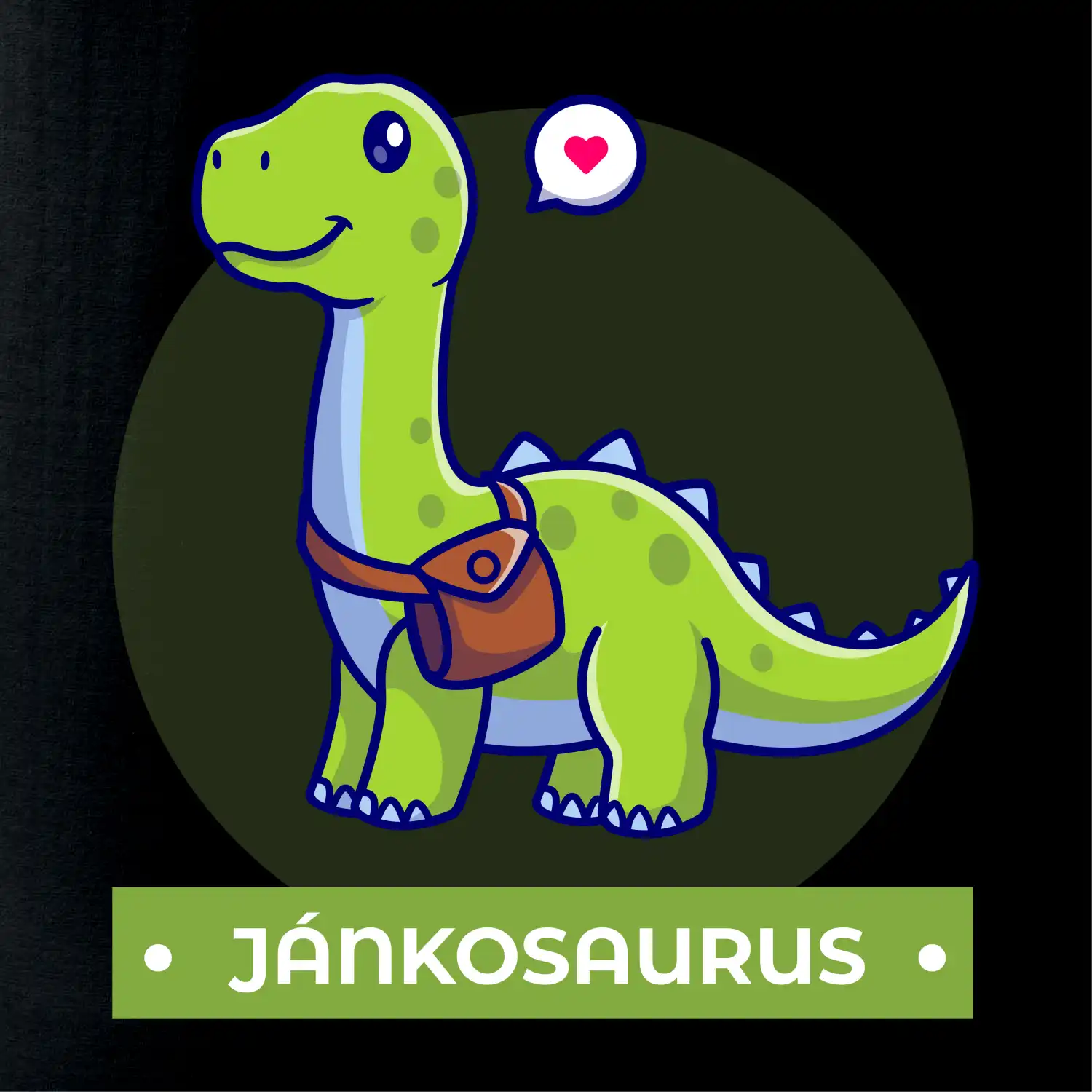 Dinosaurie mená - zelený dinosaurus SK
