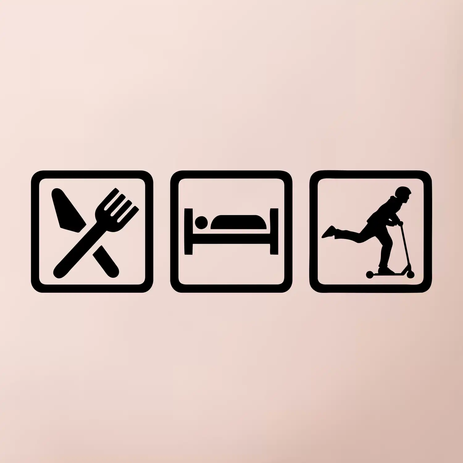 Eat sleep koloběh - koloběžka