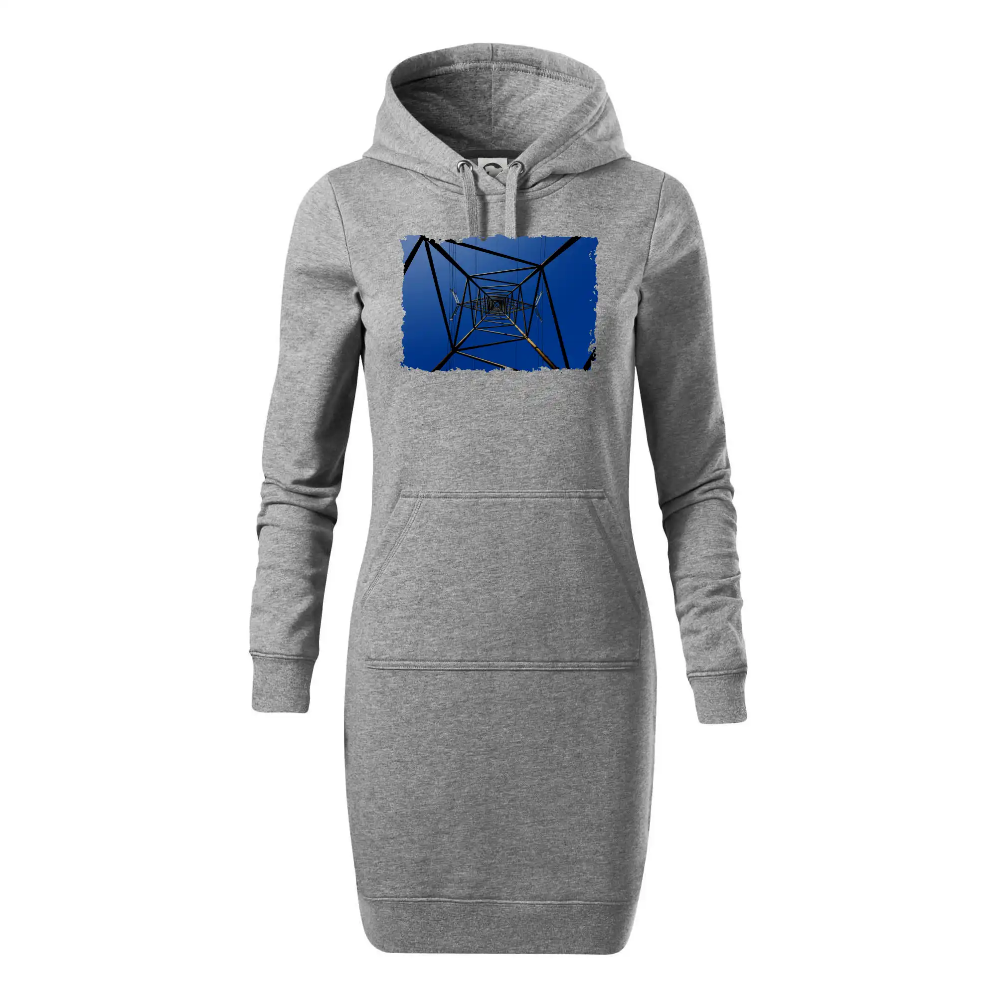 Stožár vysokého napětí zespodu