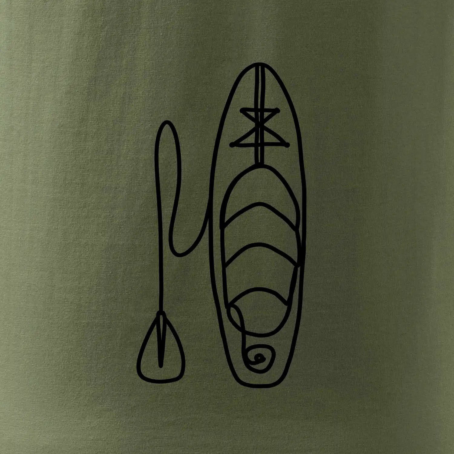 Paddleboard jedním tahem