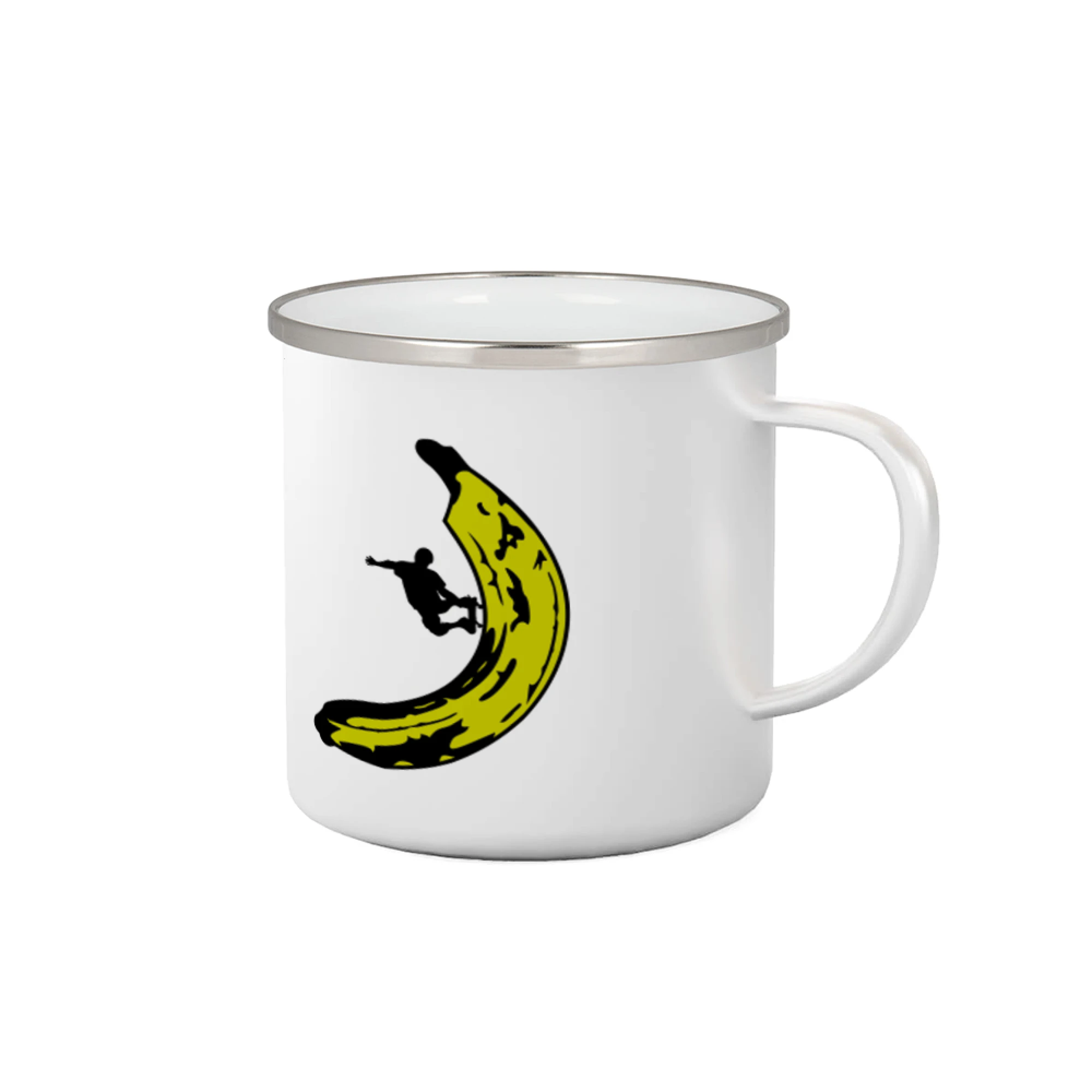 Grafické tričká - Skateboardista na banánu - Plecháčik