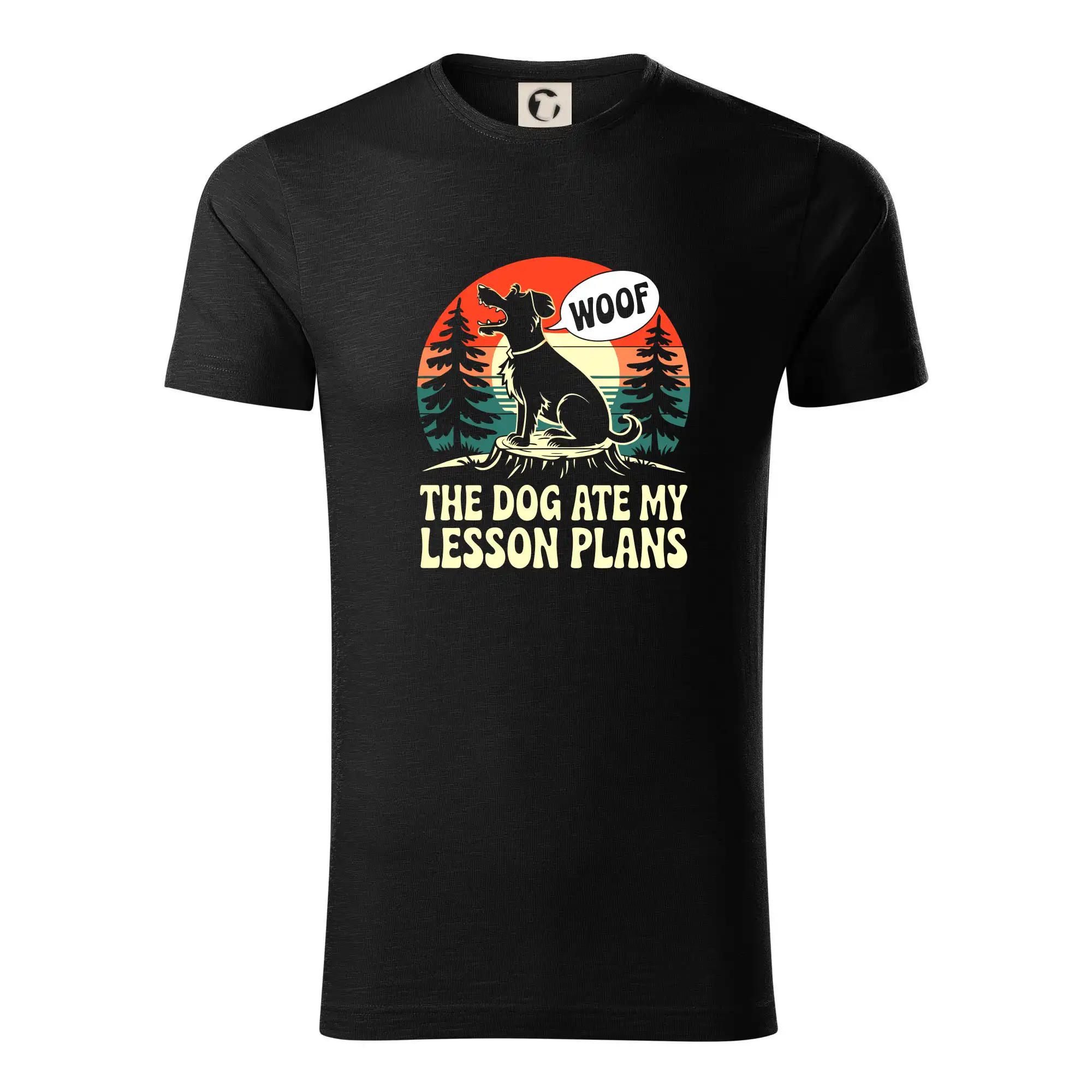 Tričká na ukončenie štúdia - The Dog Ate My Lesson Plans - Tričko z organickej bavlny