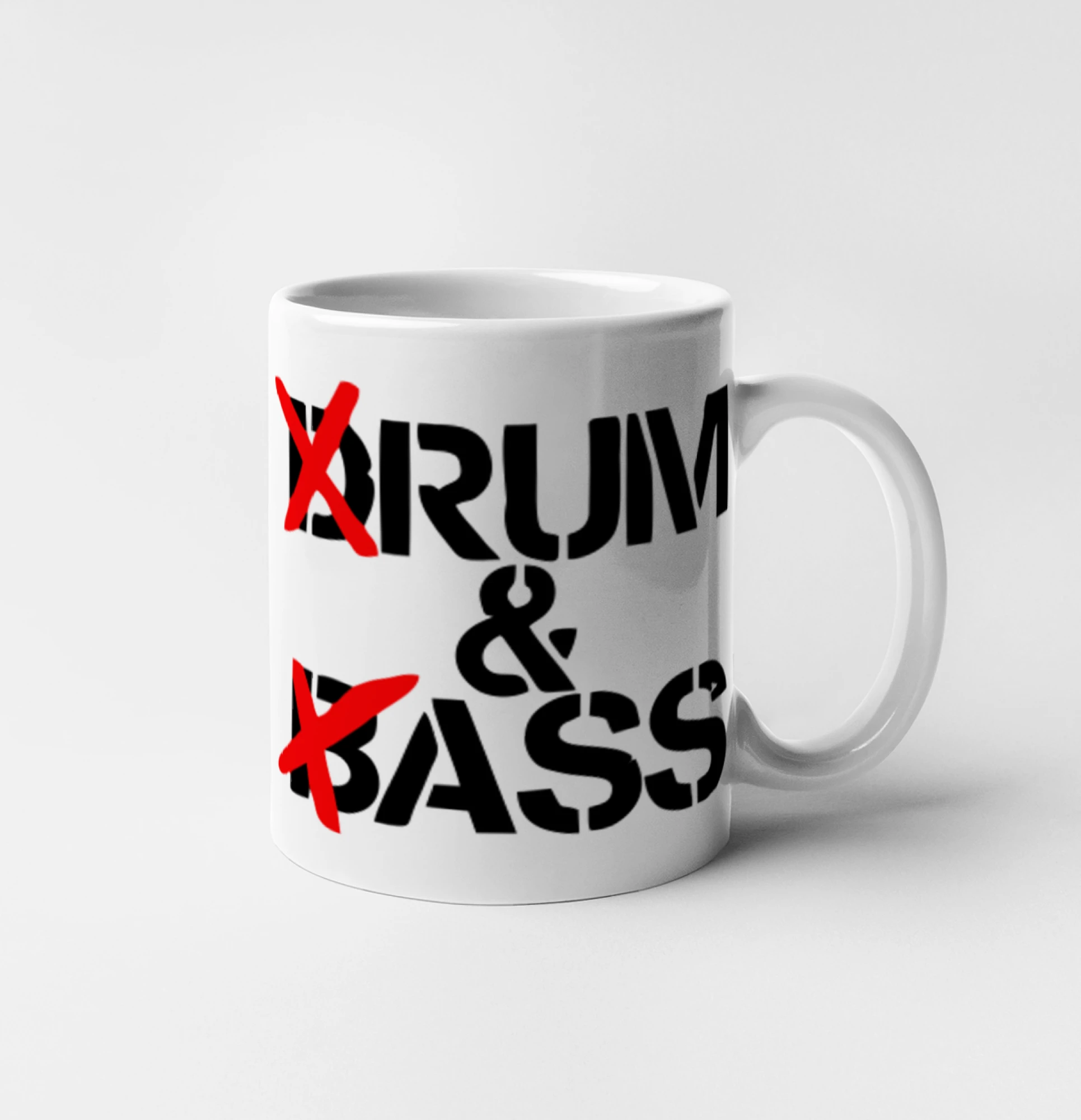 Tričká na párty - Drum & Bass (Rum & Ass) - Hrnček 