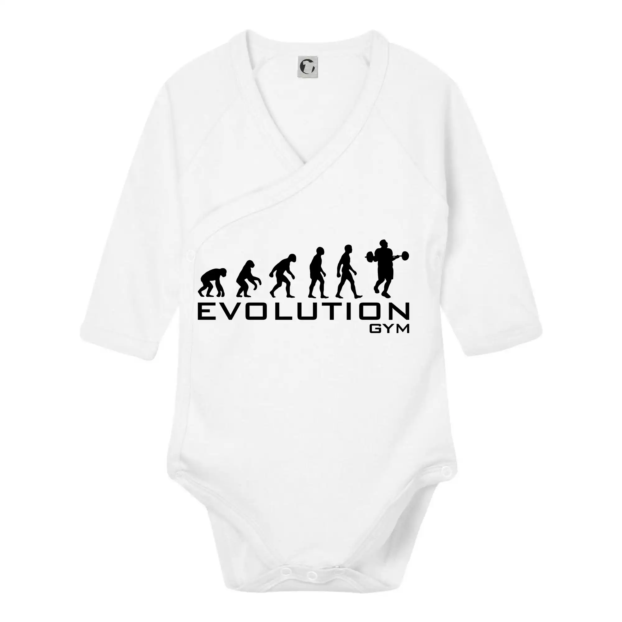 Posilňovani - Evolúcia Gym - Body zavinovacie s dlhým rukávom